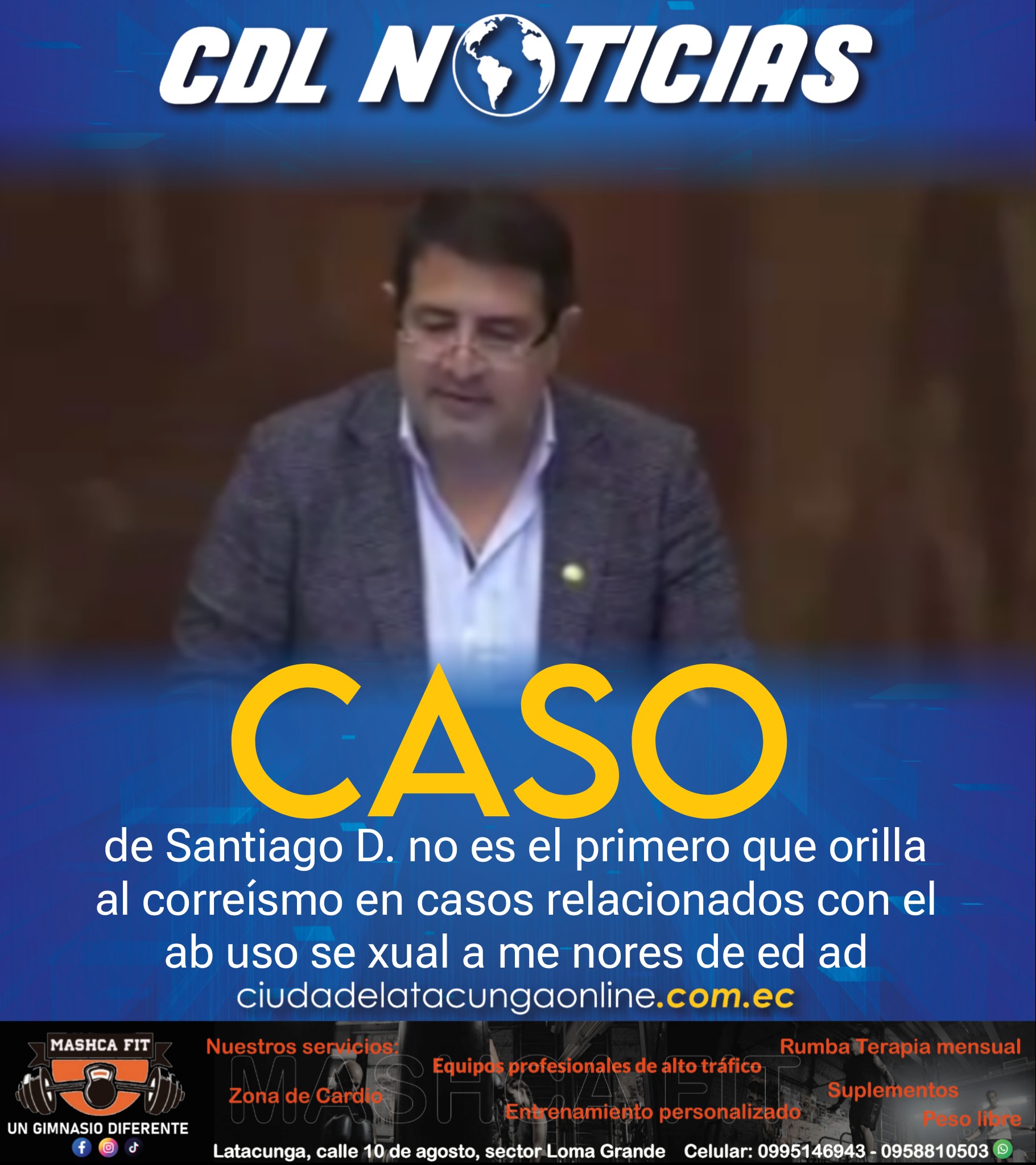 El caso de Santiago D. no es el primero que orilla al correísmo en casos relacionados con el ab uso se xual a me nores de ed ad