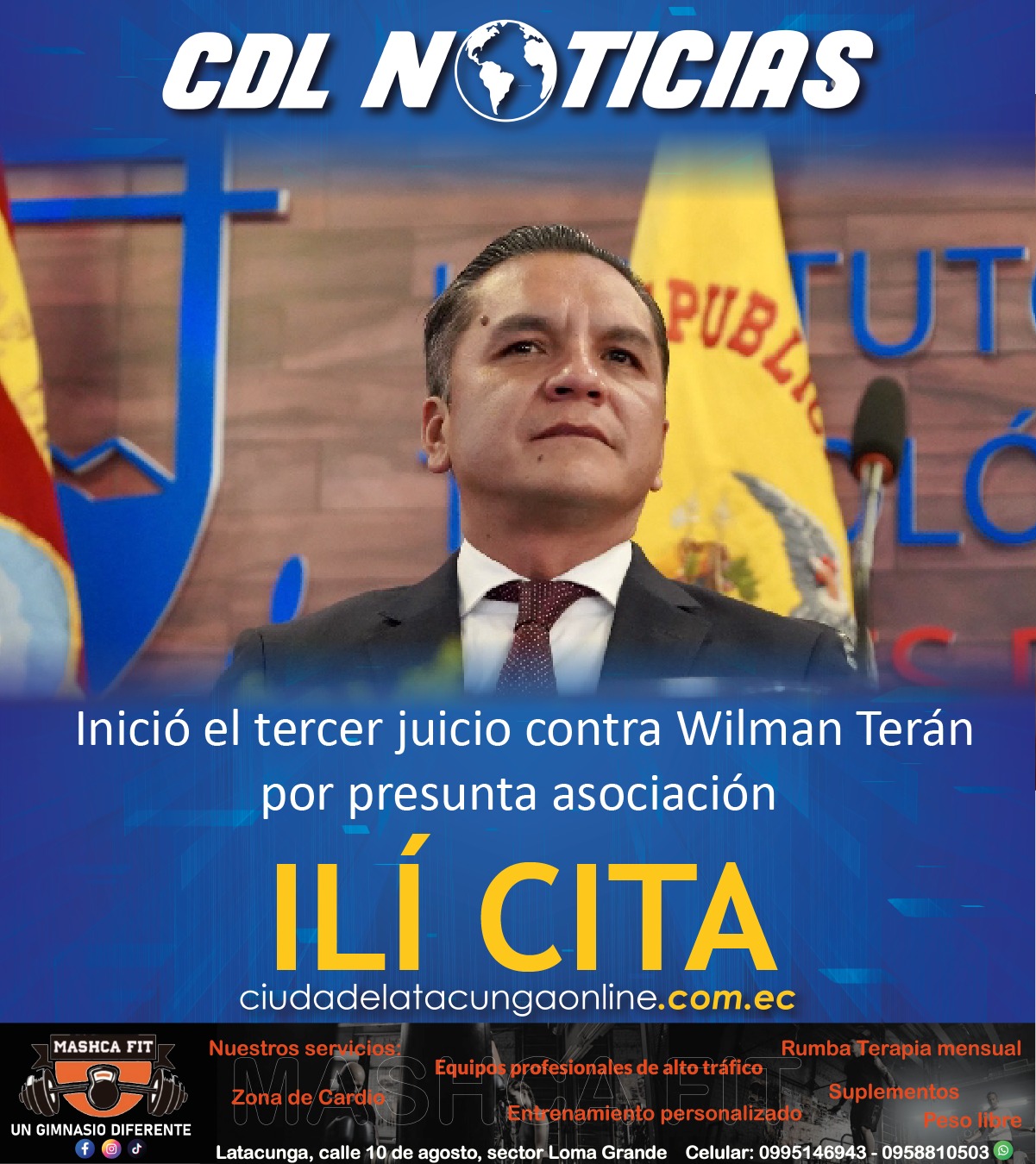 Inició el tercer juicio contra Wilman Terán por presunta asociación ilícita