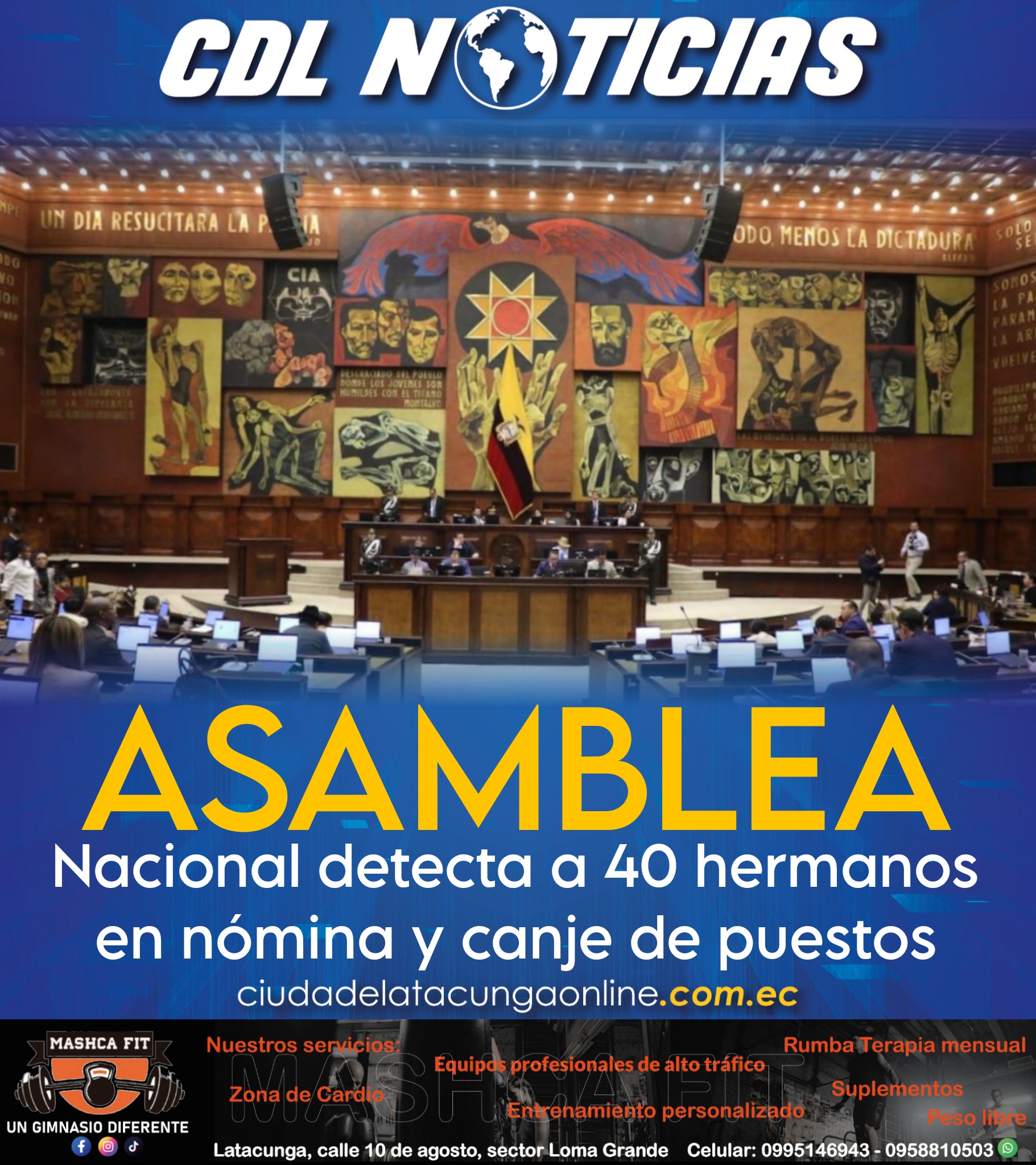 Asamblea Nacional detecta a 40 hermanos en nómina y canje de puestos