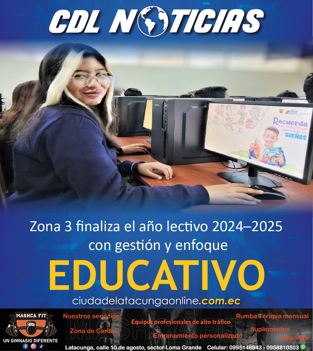 Zona 3 finaliza el año lectivo 2024–2025 con gestión y enfoque educativo