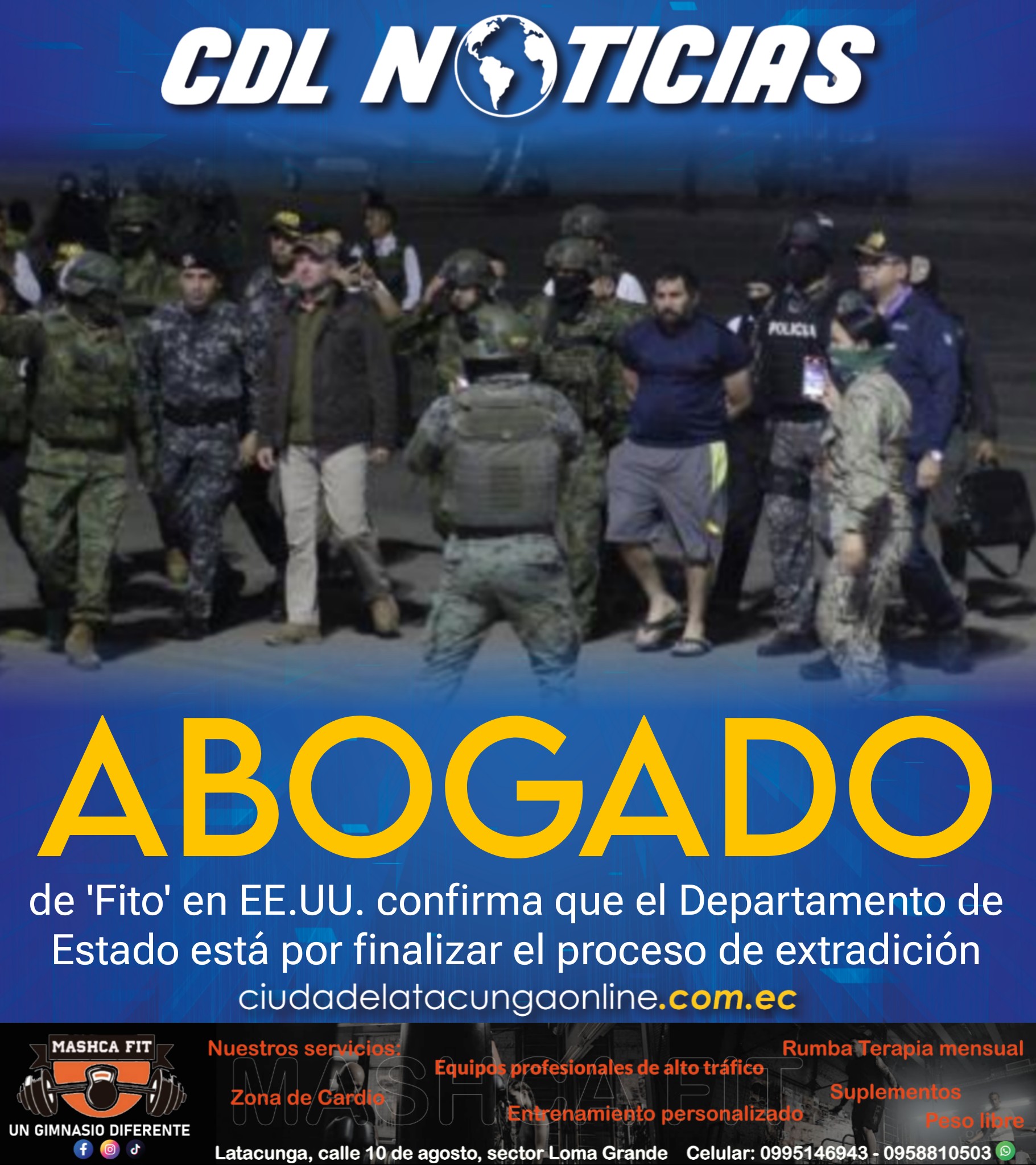 Abogado de ‘Fito’ en EE.UU. confirma que el Departamento de Estado está por finalizar el proceso de extradición