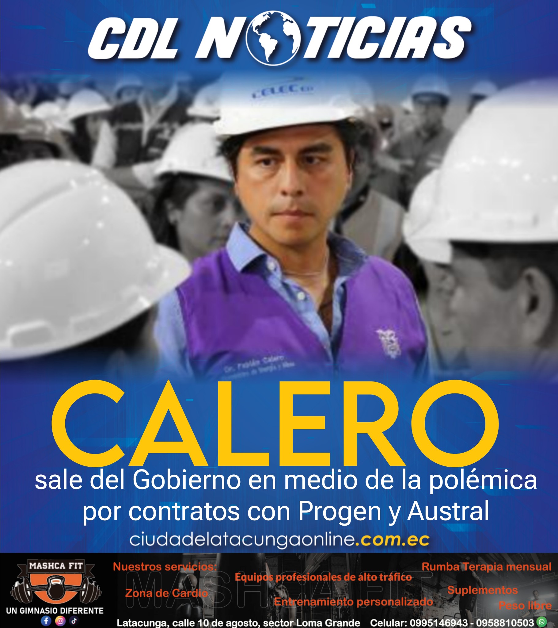 Fabián Calero sale del Gobierno en medio de la polémica por contratos con Progen y Austral