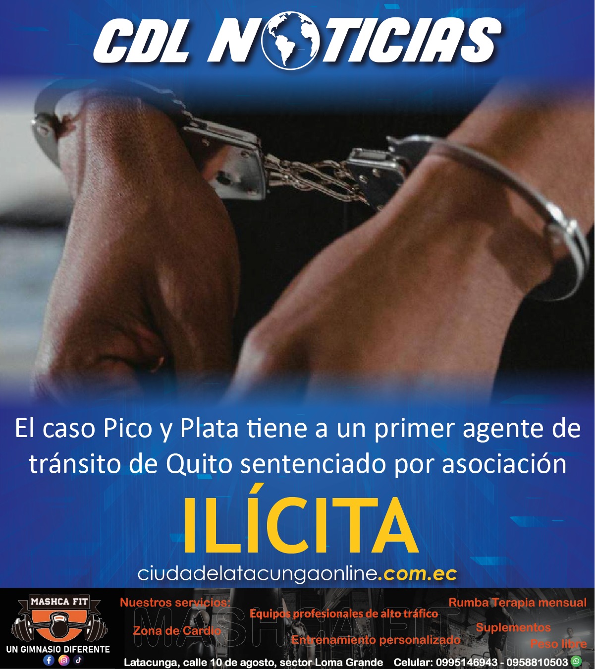 El caso Pico y Plata tiene a un primer agente de tránsito de Quito sentenciado por asociación ilícita