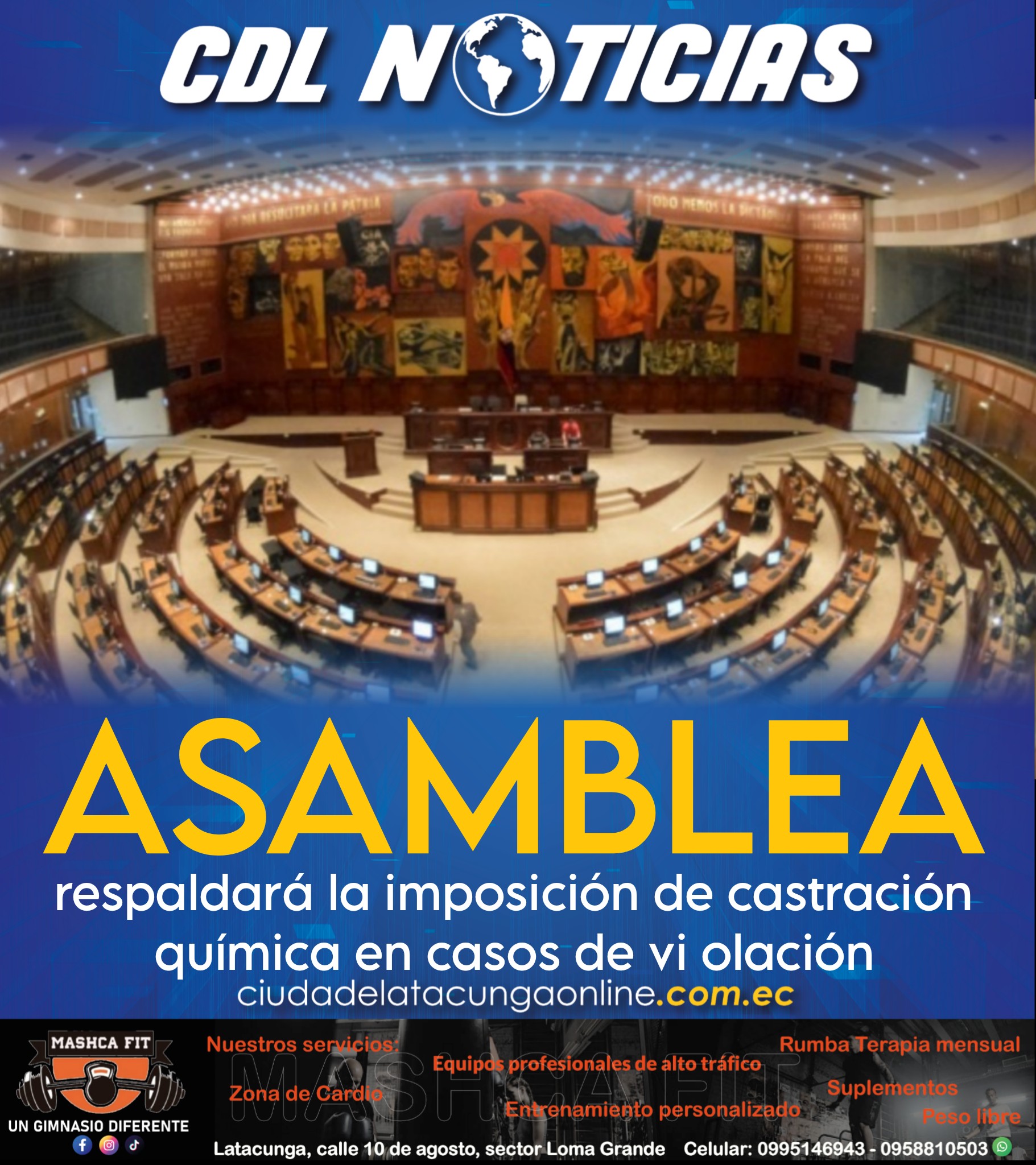 Asamblea respaldará la imposición de castración química en casos de vi olación