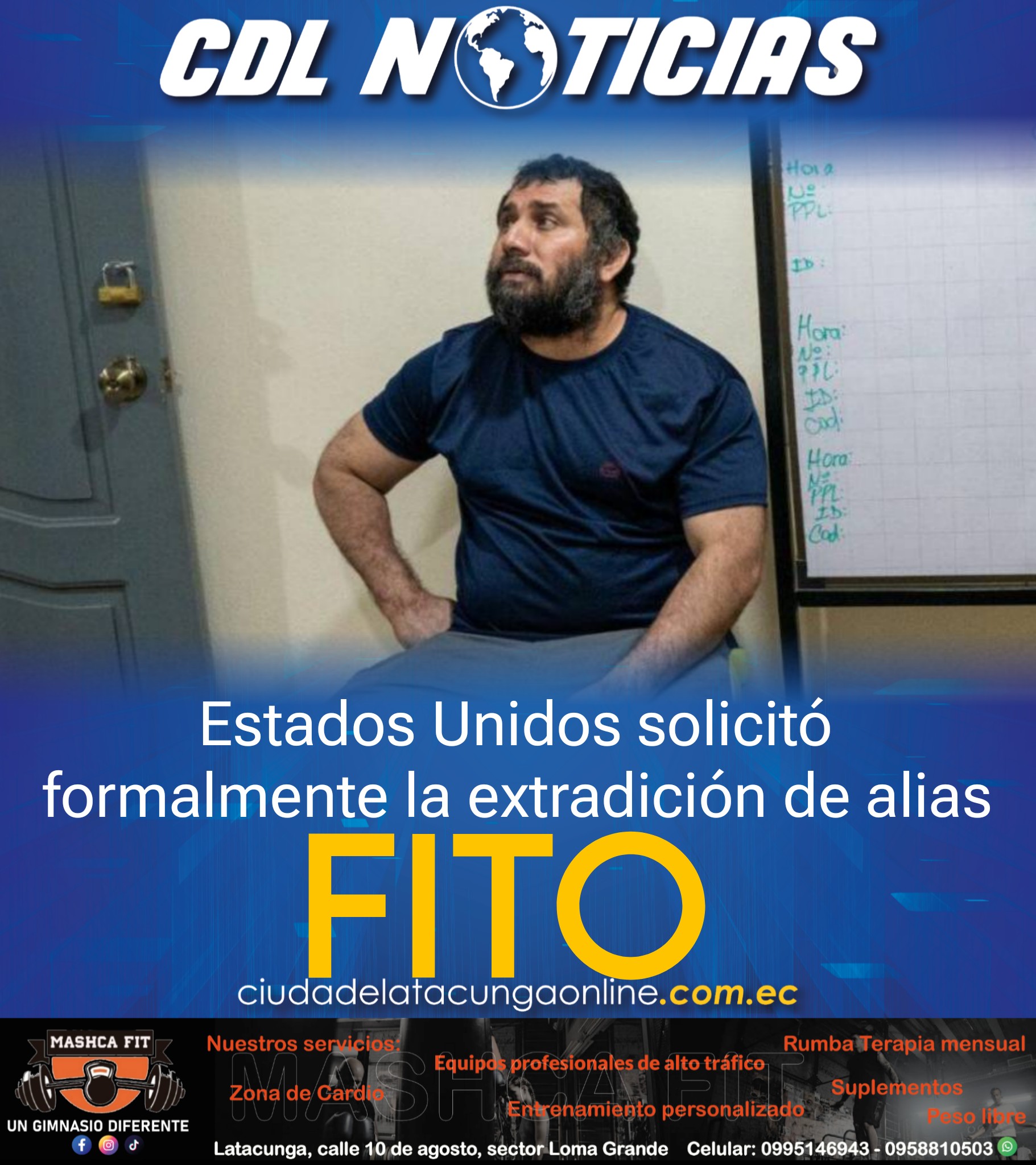 Estados Unidos solicitó formalmente la extradición de alias Fito