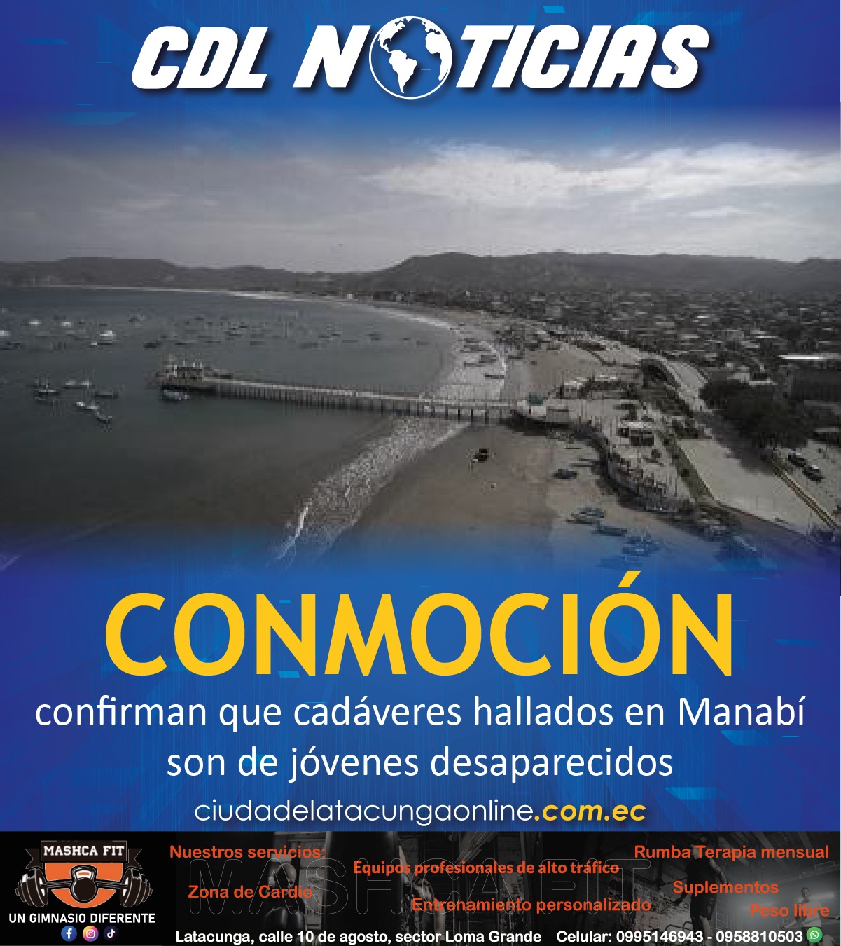 ¡Conmoción!; confirman que cadáveres hallados en Manabí son de jóvenes desaparecidos