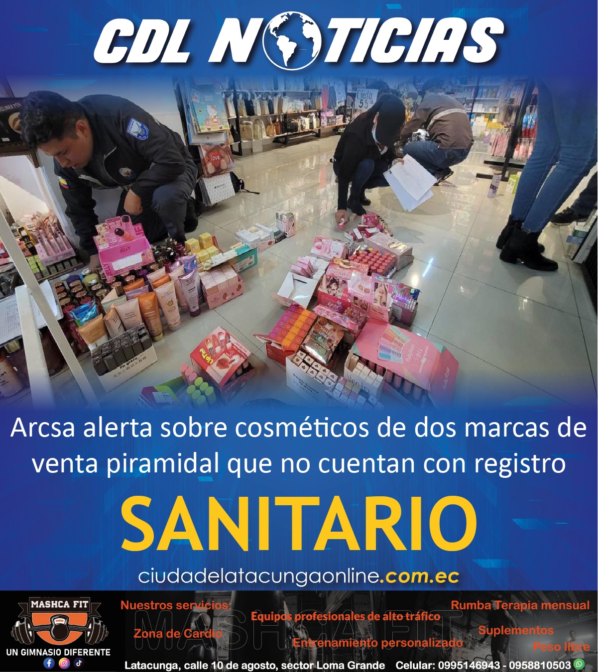 Arcsa alerta sobre cosméticos de dos marcas de venta piramidal que no cuentan con registro sanitario