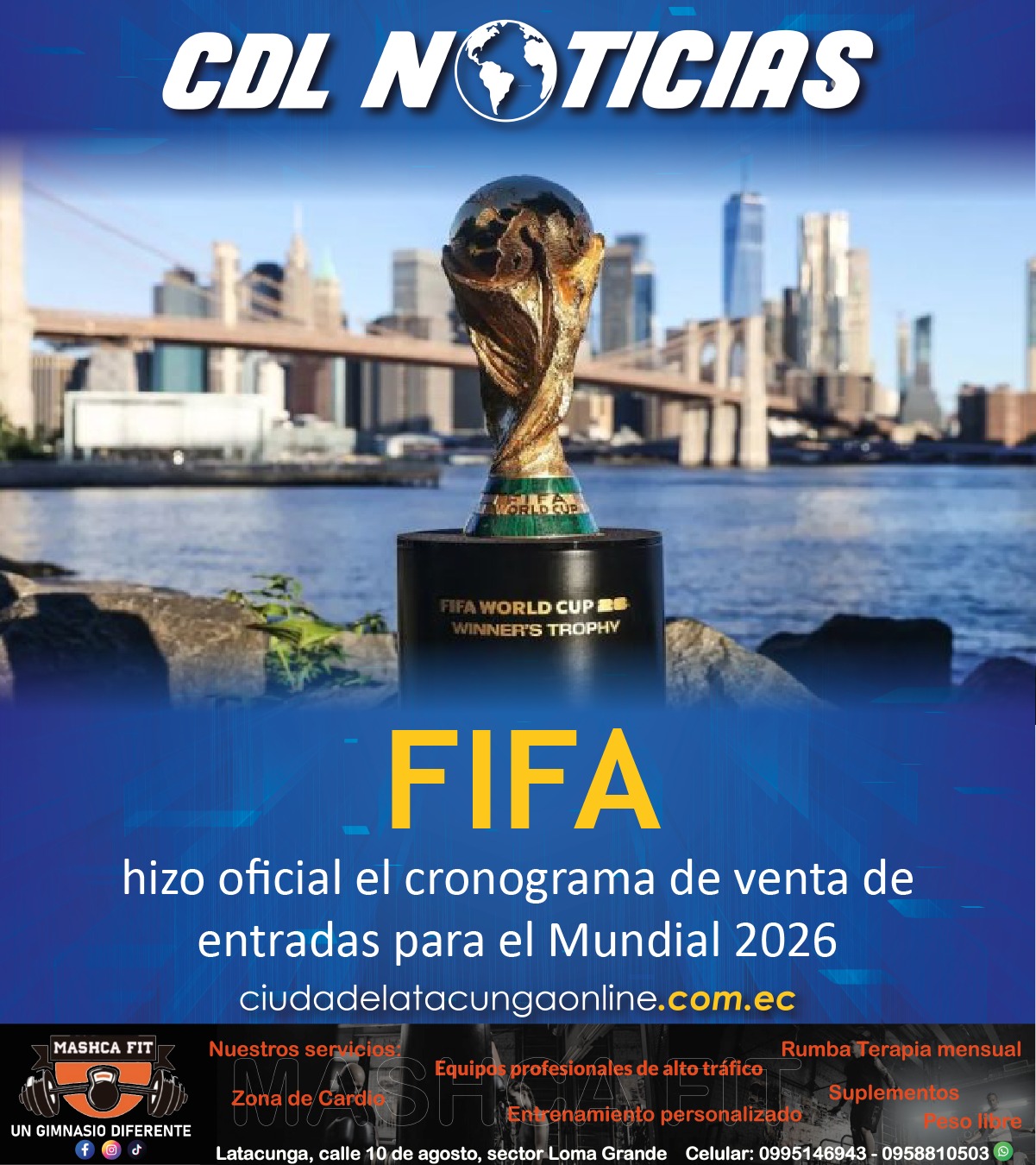 FIFA hizo oficial el cronograma de venta de entradas para el Mundial 2026