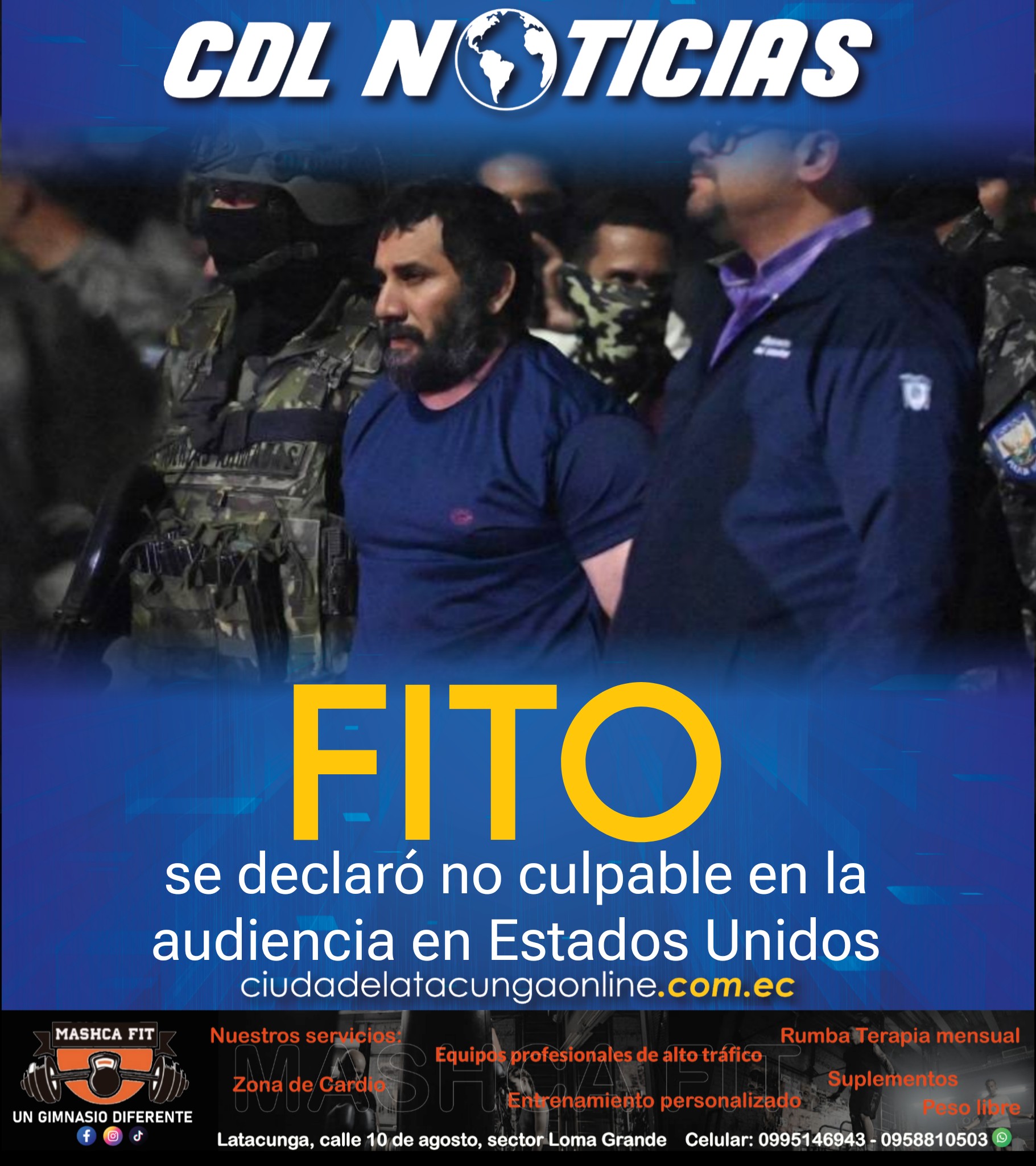 Alias Fito se declaró no culpable en la audiencia en Estados Unidos