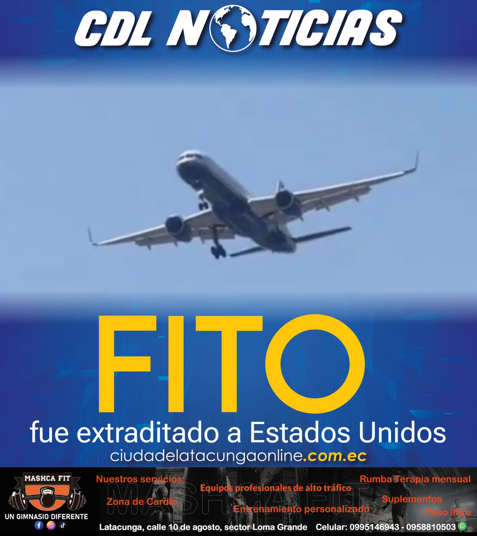 Alias Fito fue extraditado a Estados Unidos