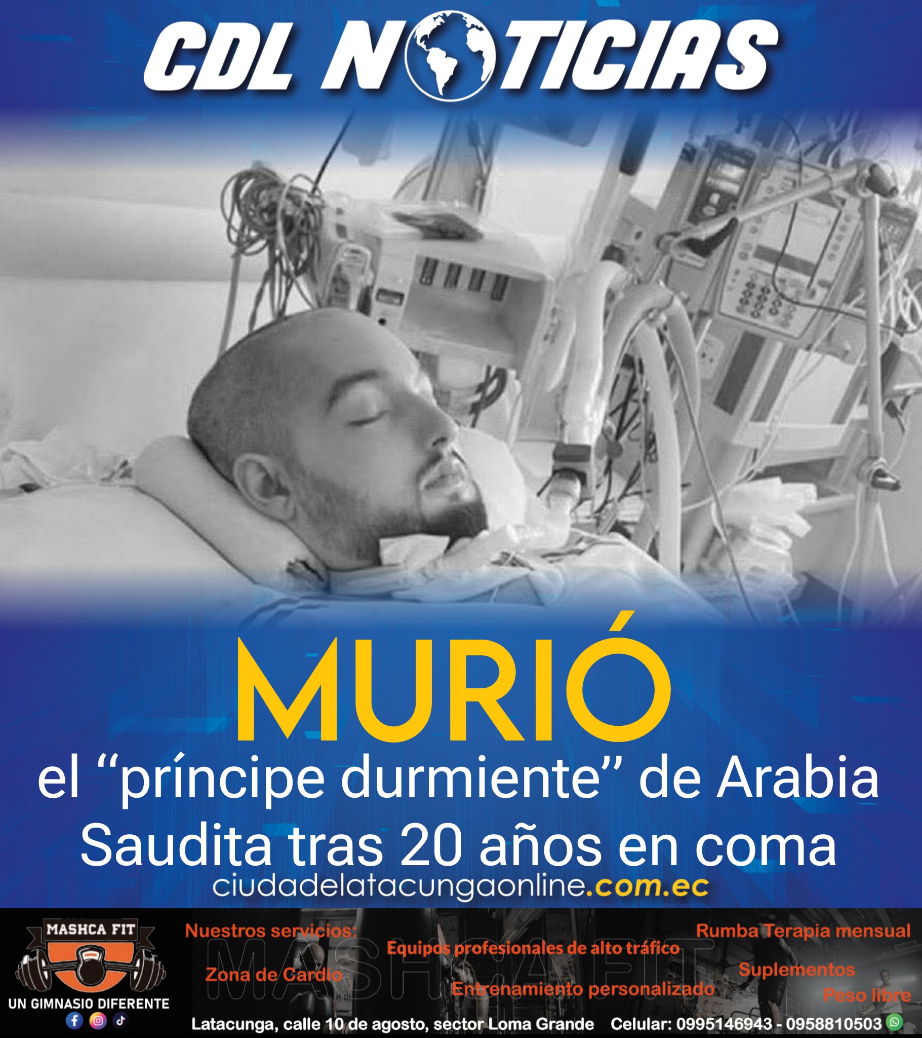 Muere el “príncipe durmiente” de Arabia Saudita tras 20 años en coma