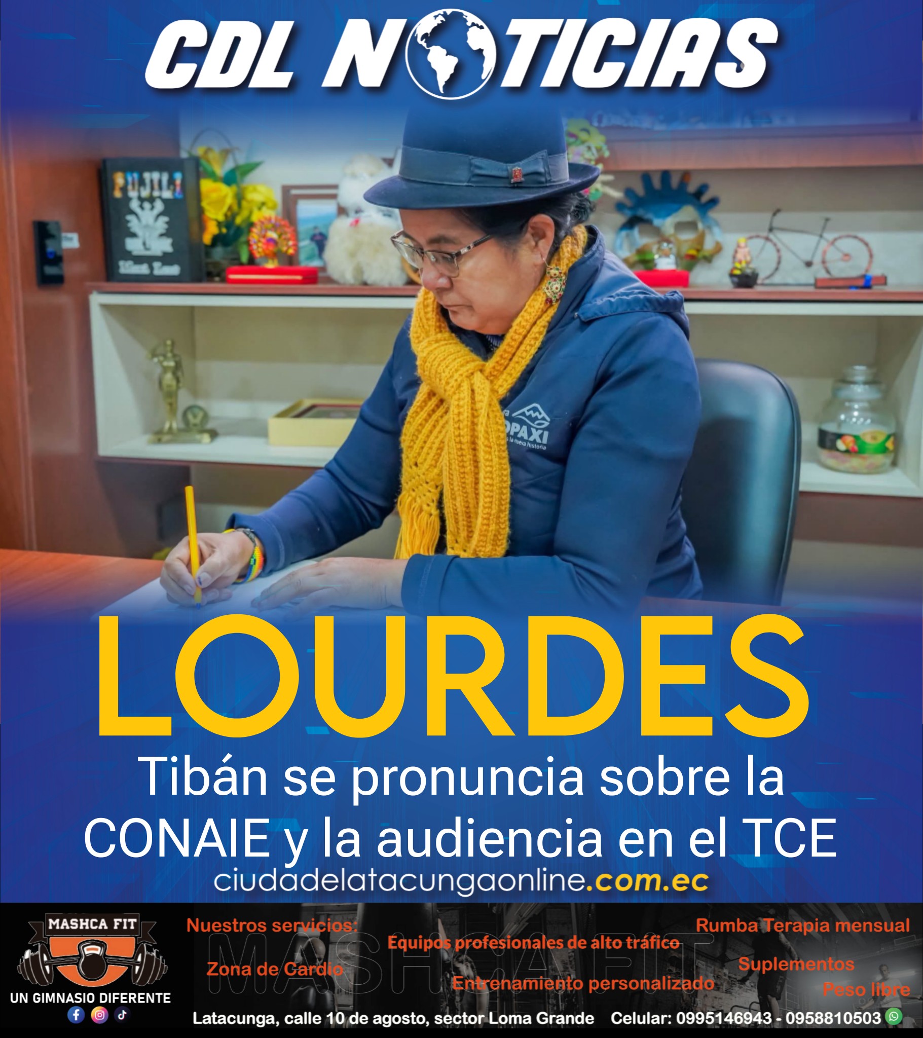 Prefecta de Cotopaxi Lourdes Tibán se pronuncia sobre la CONAIE y la audiencia en el TCE