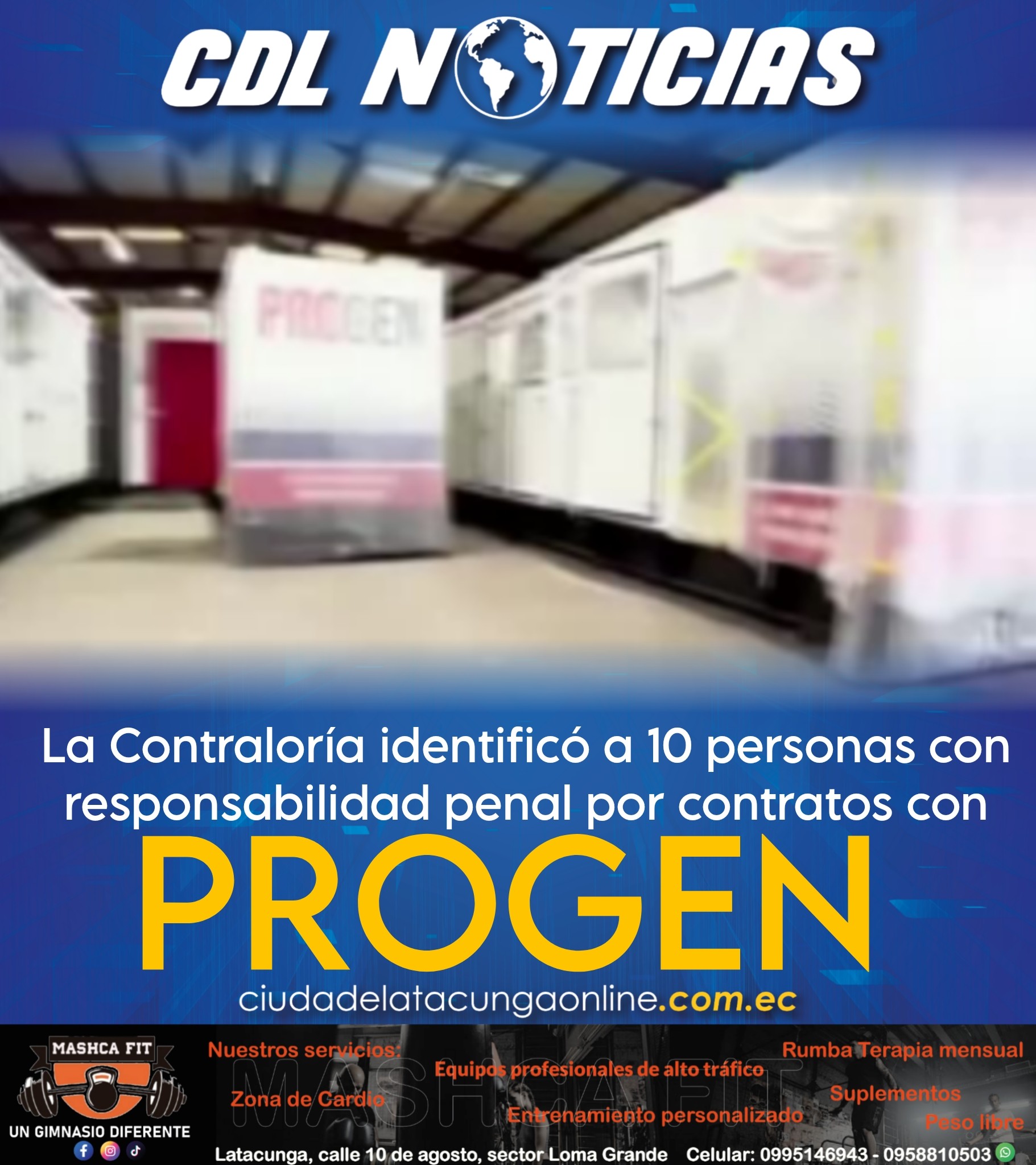 La Contraloría identificó a 10 personas con responsabilidad penal por contratos con Progen