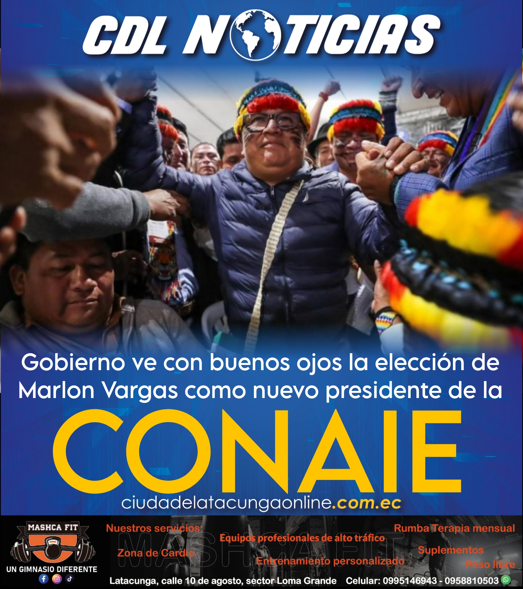 El Gobierno ve con buenos ojos la elección de Marlon Vargas como nuevo presidente de la Conaie