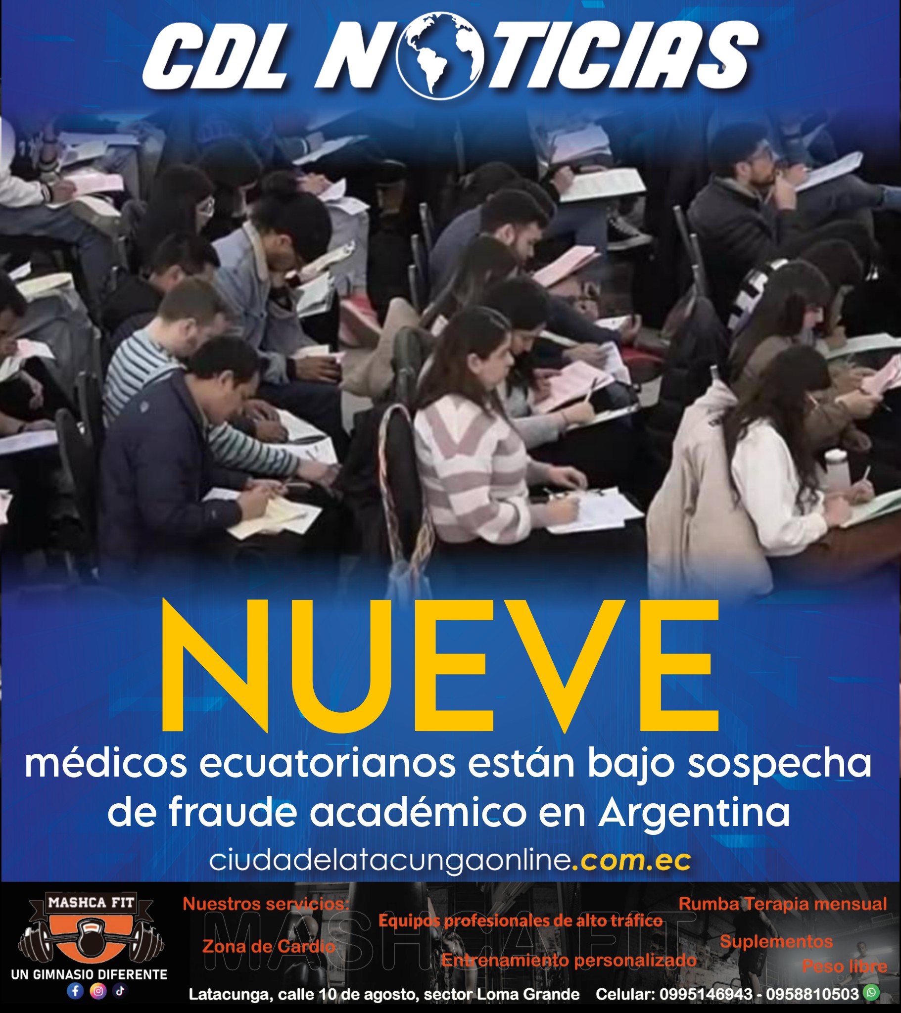 Nueve médicos ecuatorianos están bajo sospecha de fraude académico en Argentina