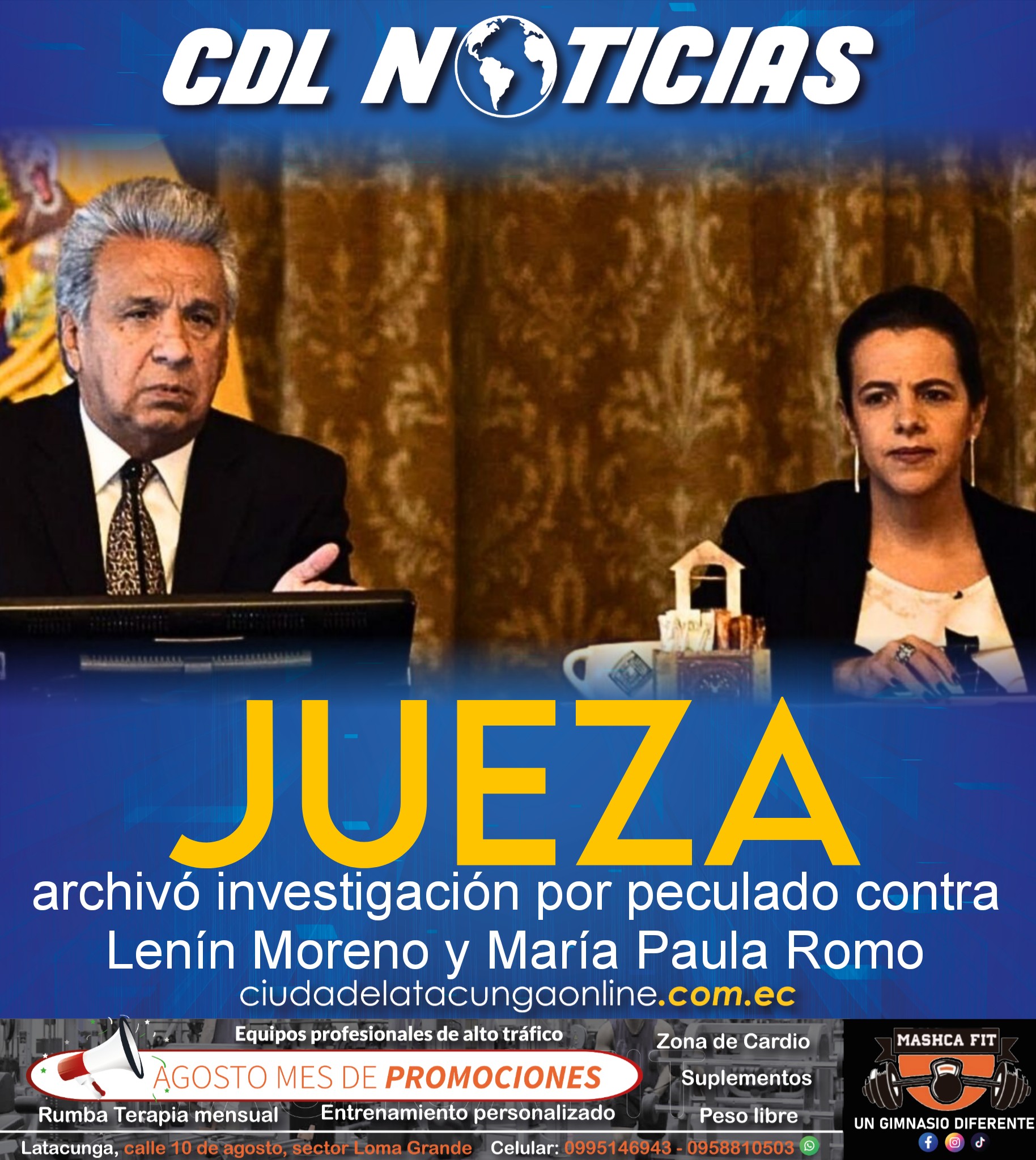 Jueza archivó investigación por peculado contra Lenín Moreno y María Paula Romo