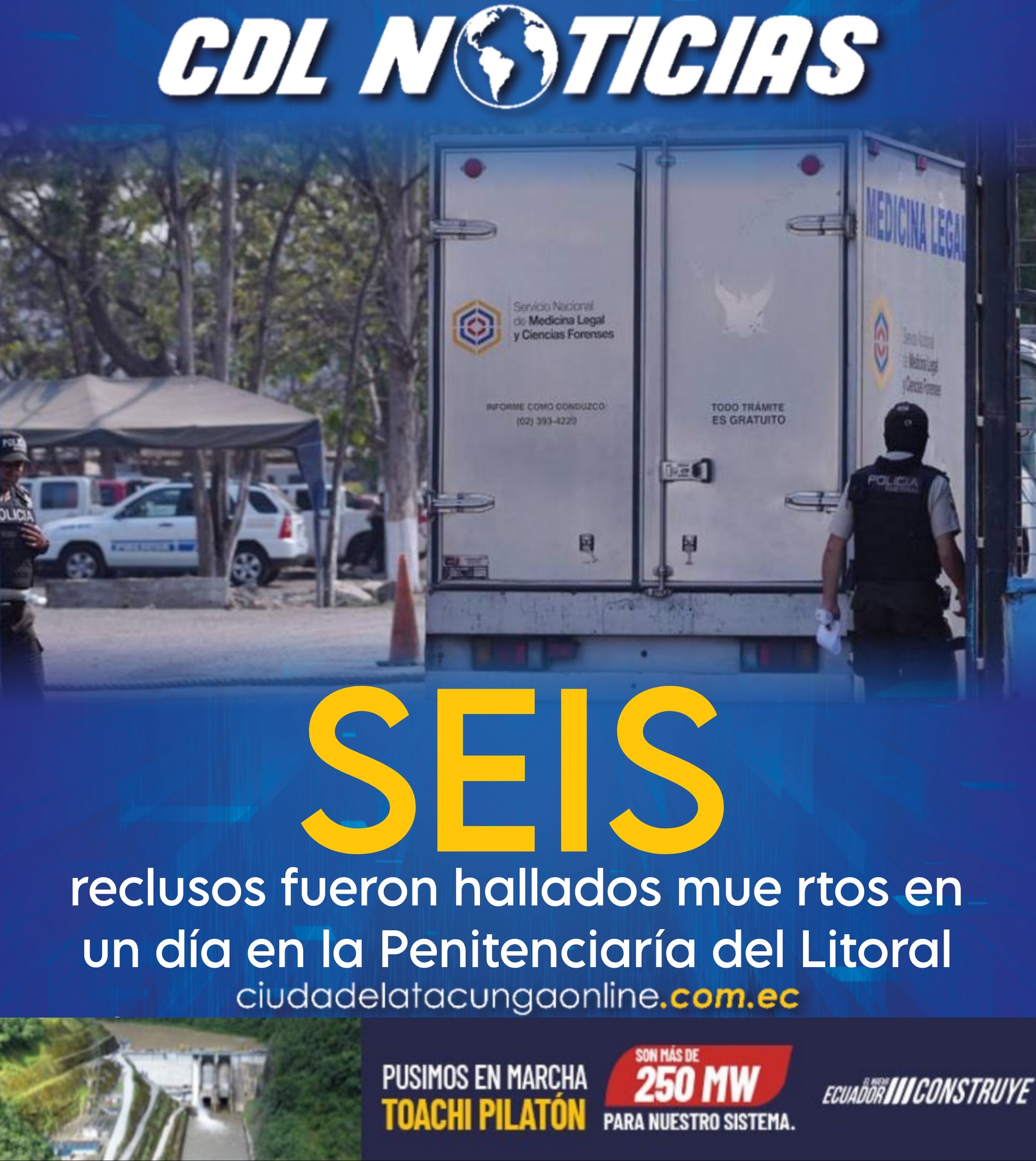 Seis reclusos fueron hallados mue rtos en un día en la Penitenciaría del Litoral