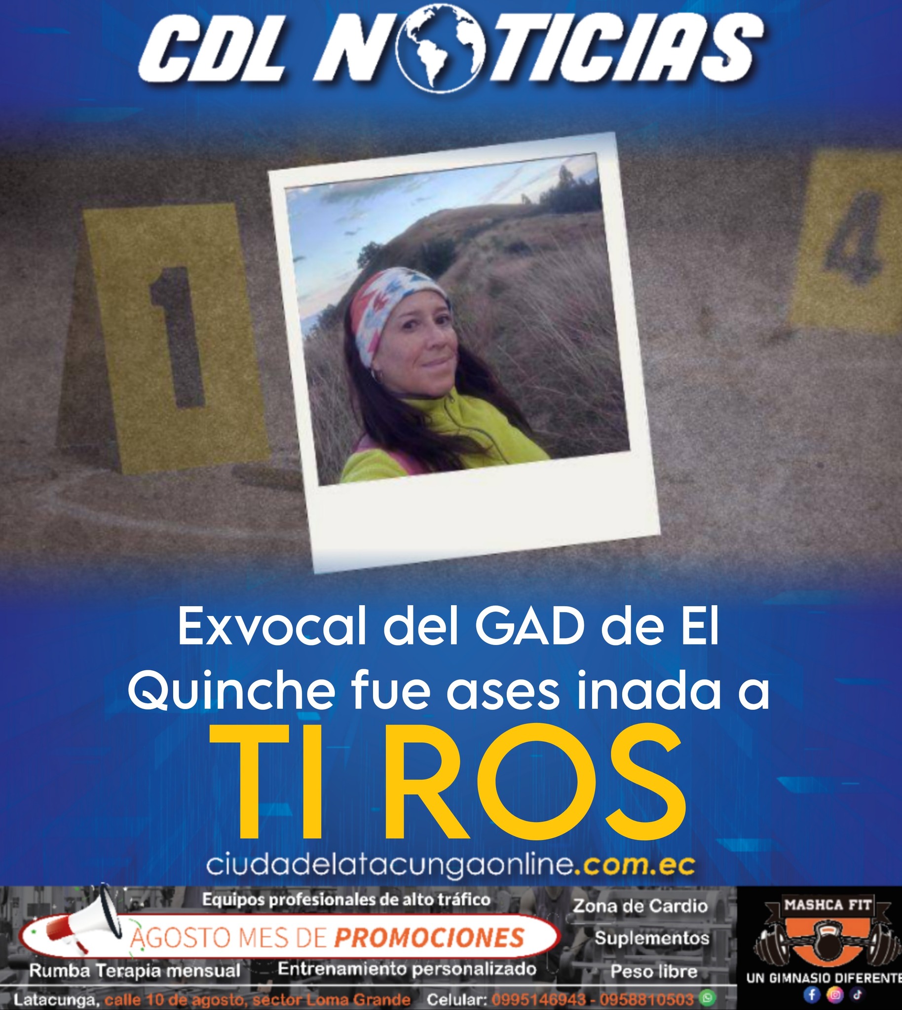 Exvocal del GAD de El Quinche fue ases inada a tiros