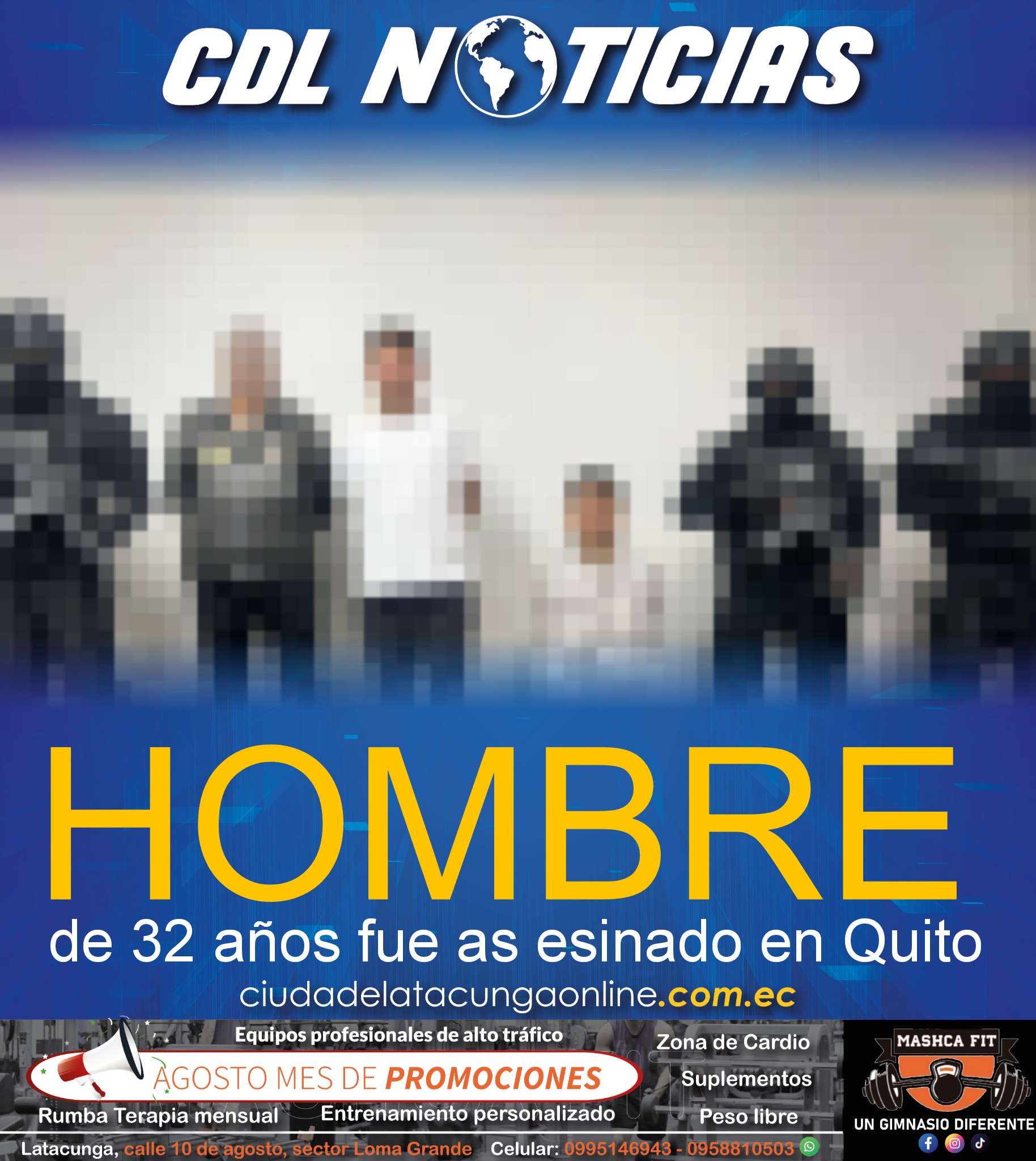 Hombre de 32 años fue as esinado en Quito