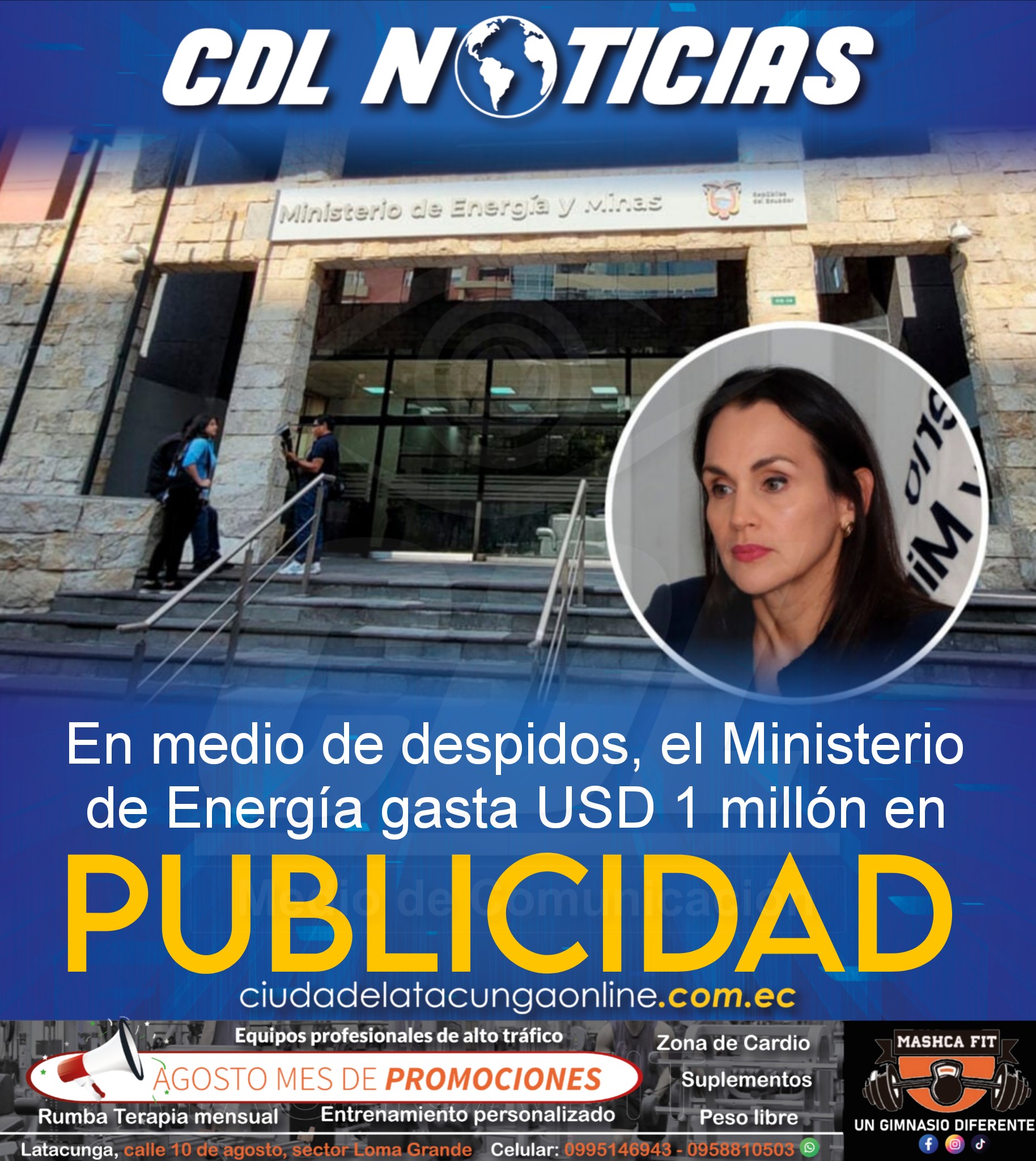 En medio de despidos, el Ministerio de Energía gasta USD 1 millón en publicidad