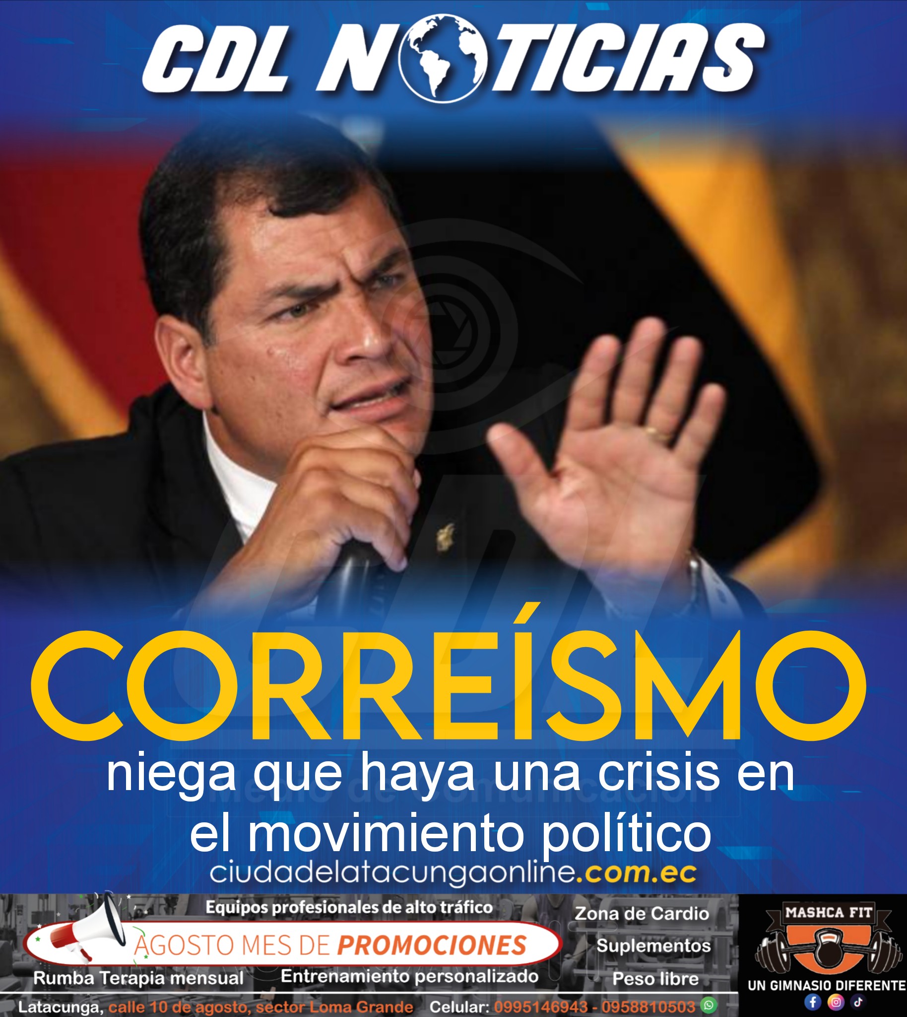 El correísmo niega que haya una crisis en el movimiento político