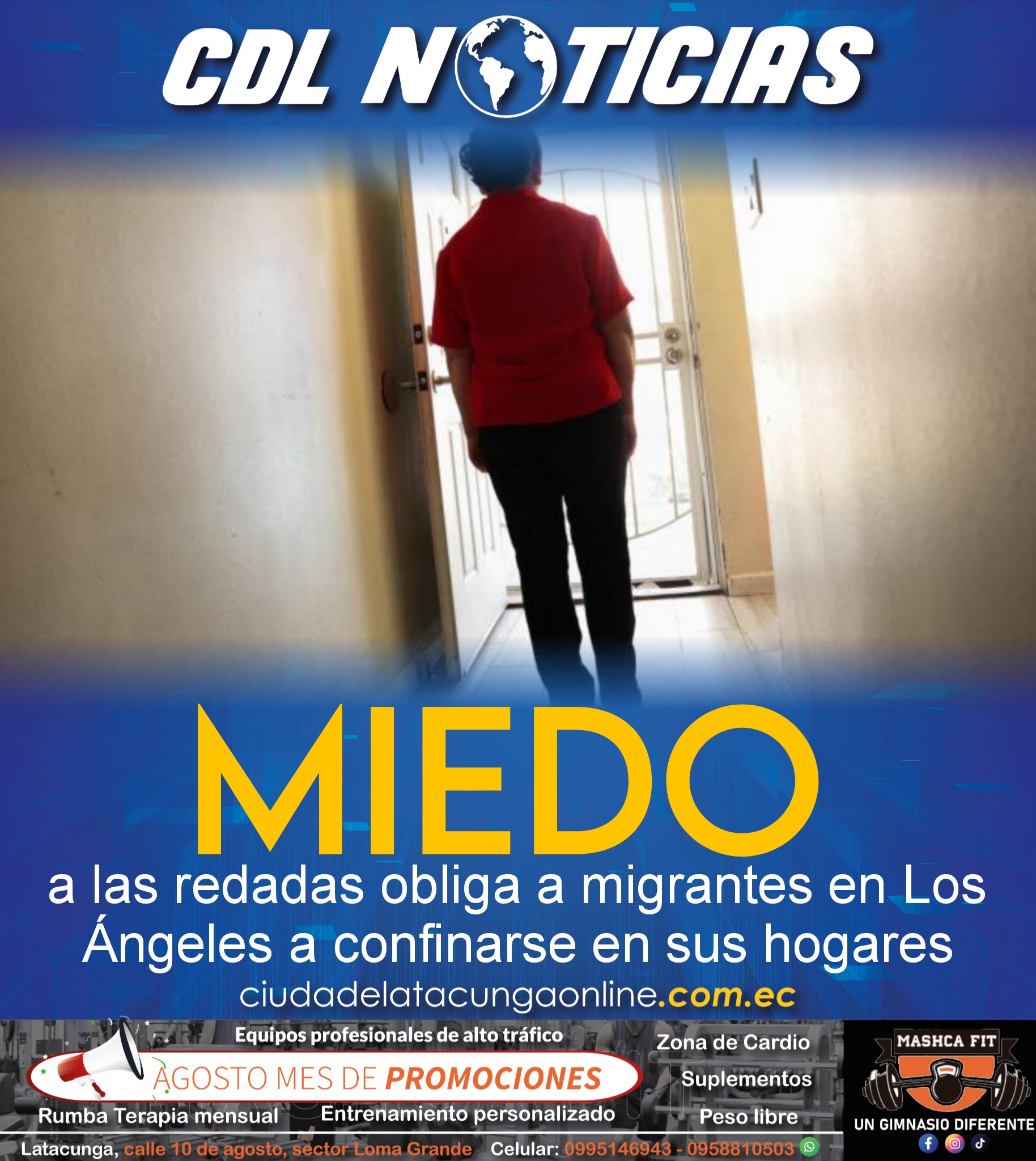 El miedo a las redadas obliga a migrantes en Los Ángeles a confinarse en sus hogares