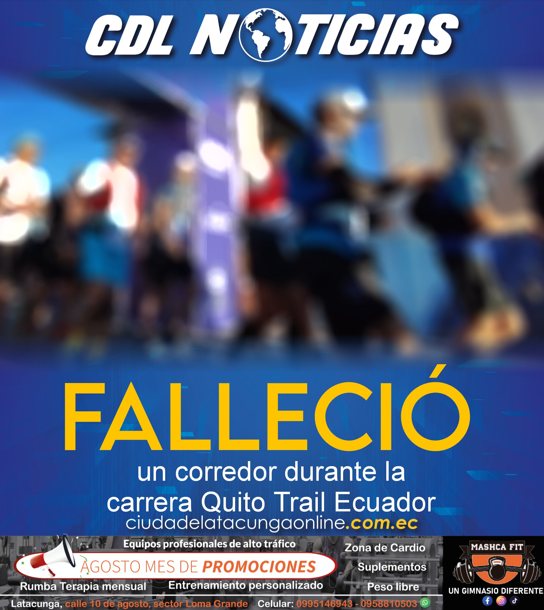 Fallece un corredor durante la carrera Quito Trail Ecuador