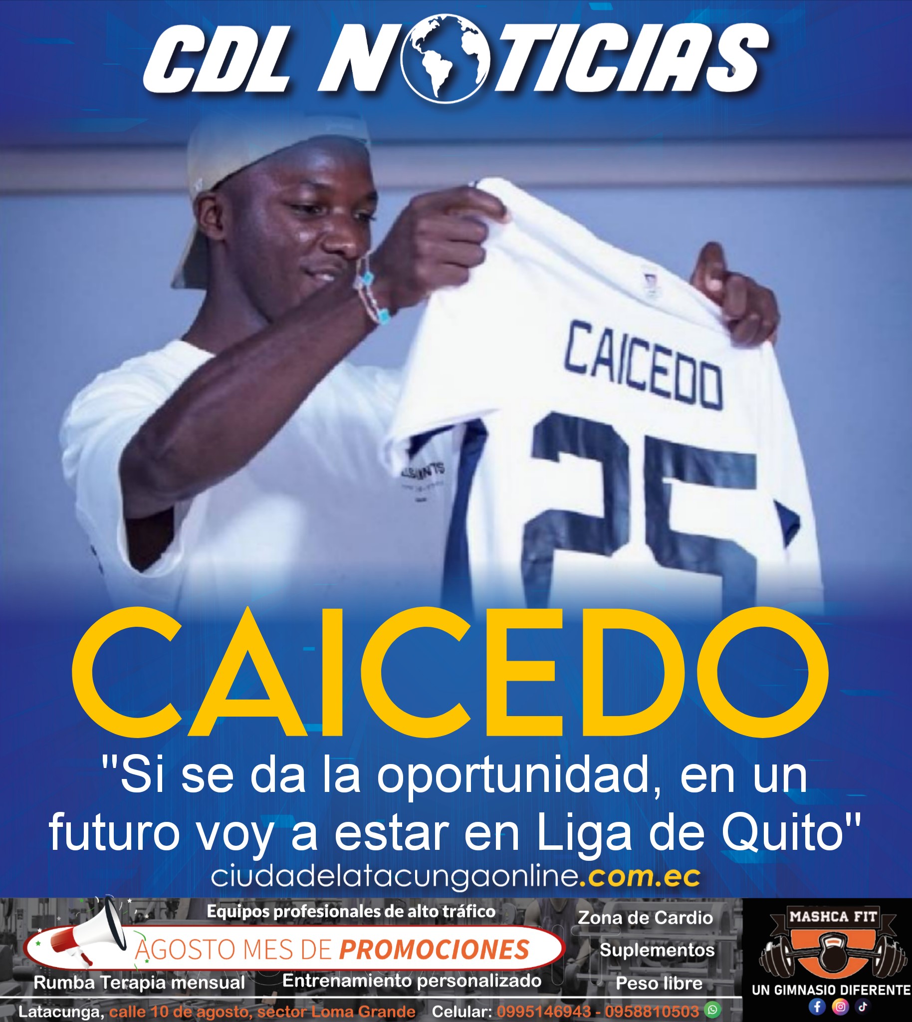 Moisés Caicedo: «Si se da la oportunidad, en un futuro voy a estar en Liga de Quito»