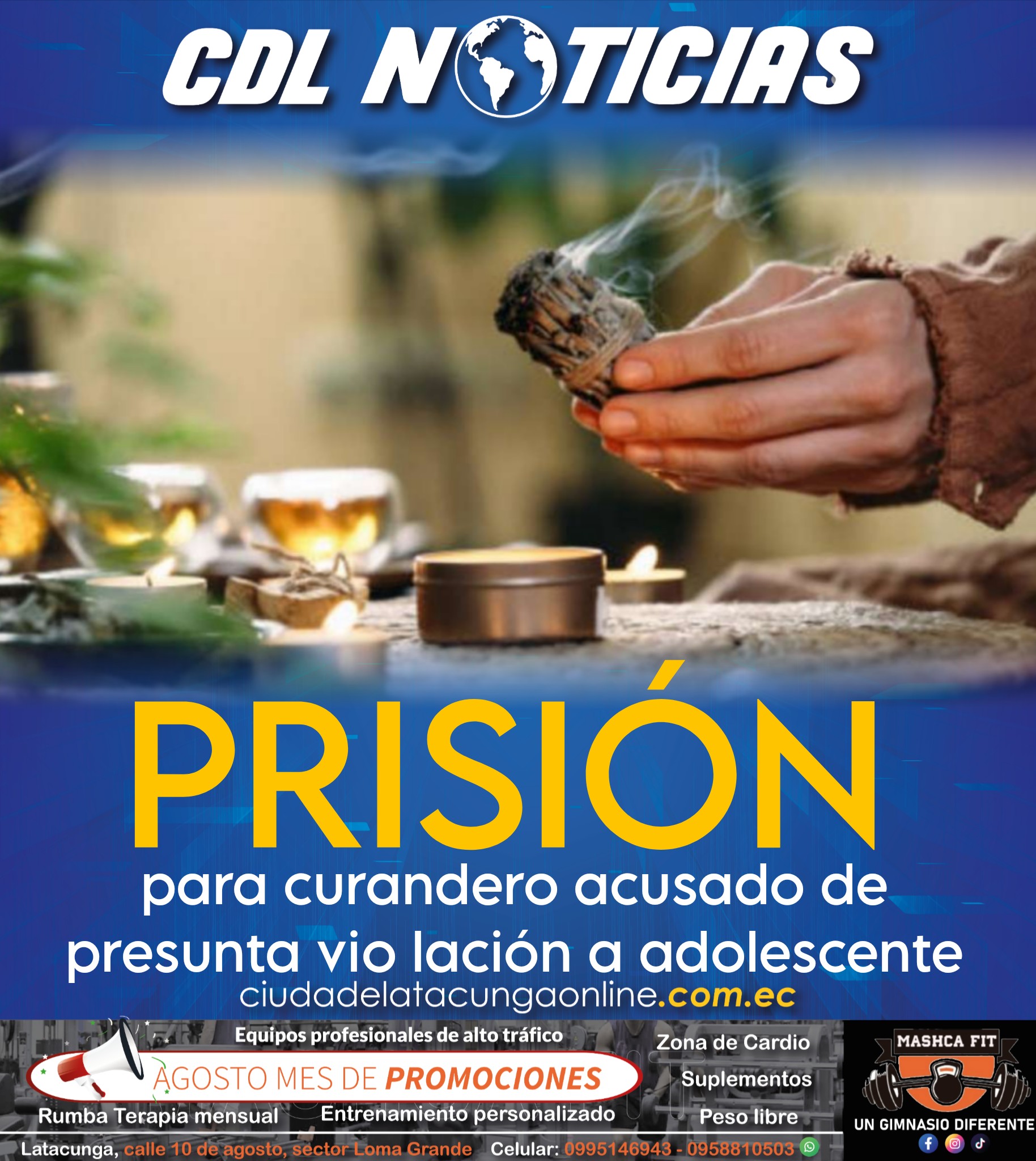 Prisión para curandero acusado de presunta vio lación a adolescente