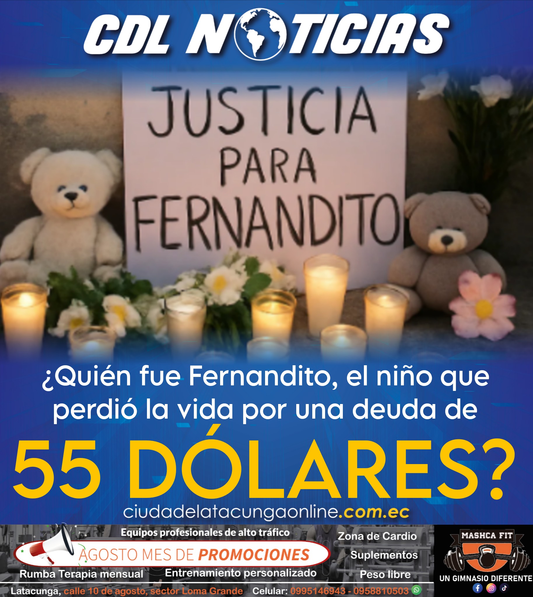 ¿Quién fue Fernandito, el niño que perdió la vida por una deuda de 55 dólares?