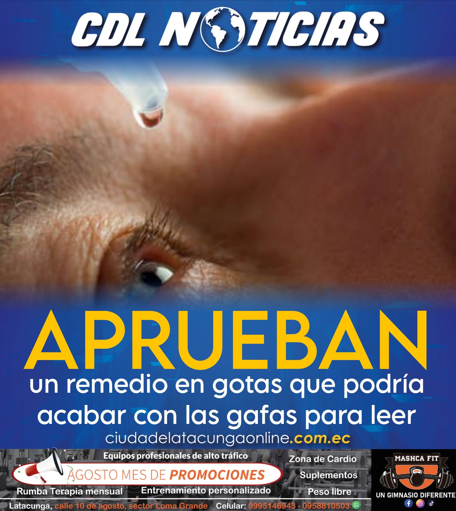 Aprueban un remedio en gotas que podría acabar con las gafas para leer