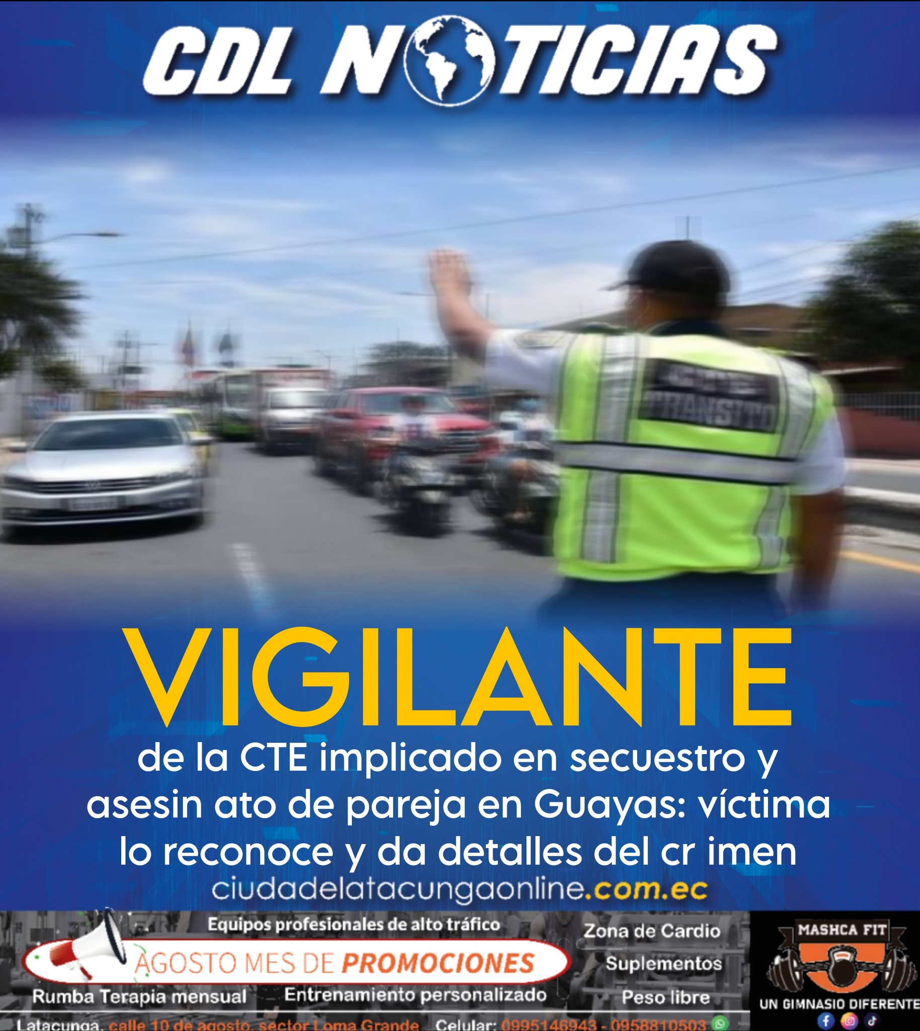 Vigilante de la CTE implicado en secuestro y asesin ato de pareja en Guayas: víctima lo reconoce y da detalles del cr imen
