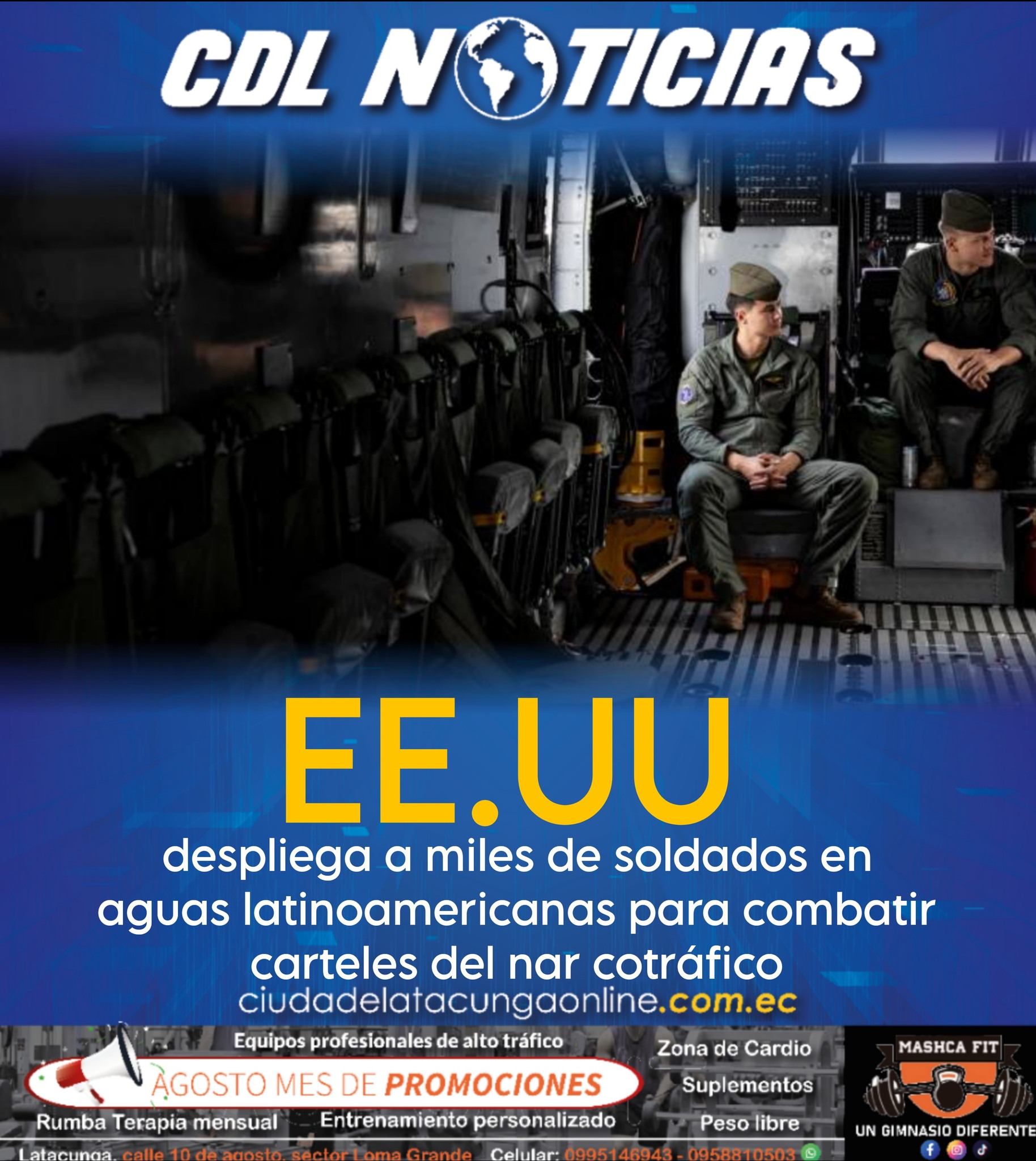 EE.UU. despliega a miles de soldados en aguas latinoamericanas para combatir carteles del nar cotráfico