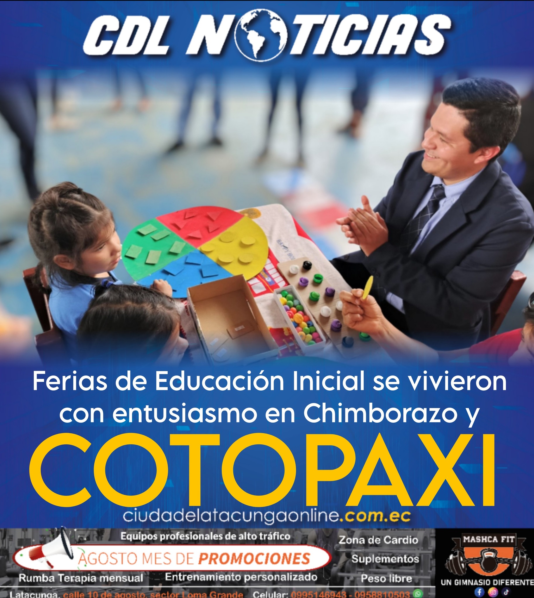 Ferias de Educación Inicial se vivieron con entusiasmo en Chimborazo y Cotopaxi