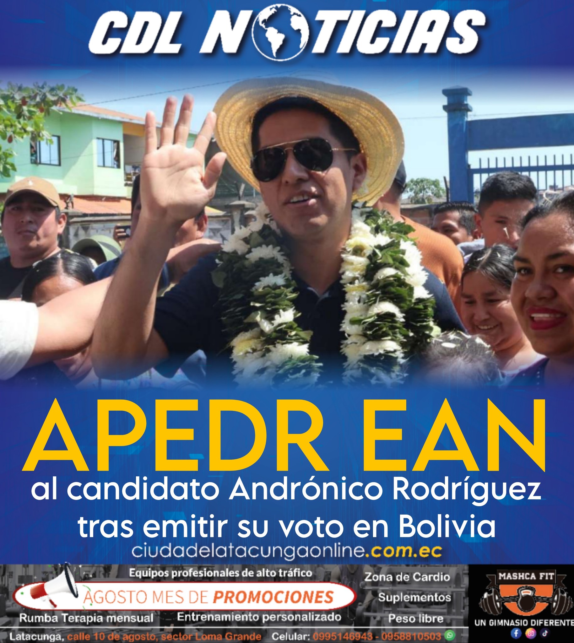 Una turba apedrea al candidato Andrónico Rodríguez tras emitir su voto en Bolivia