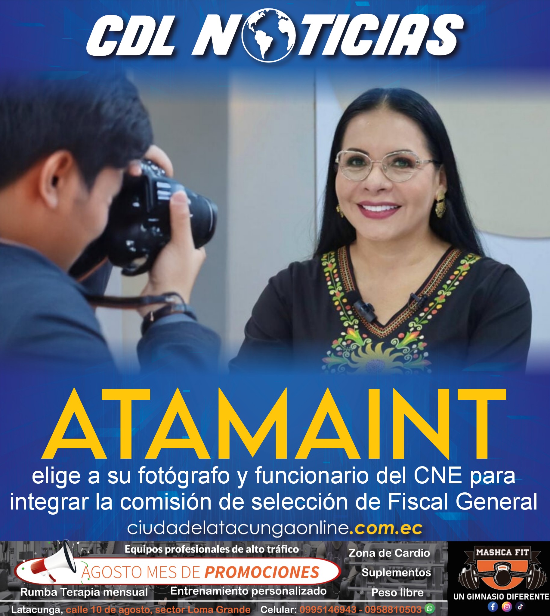 Diana Atamaint elige a su fotógrafo y funcionario del CNE para integrar la comisión de selección de Fiscal General