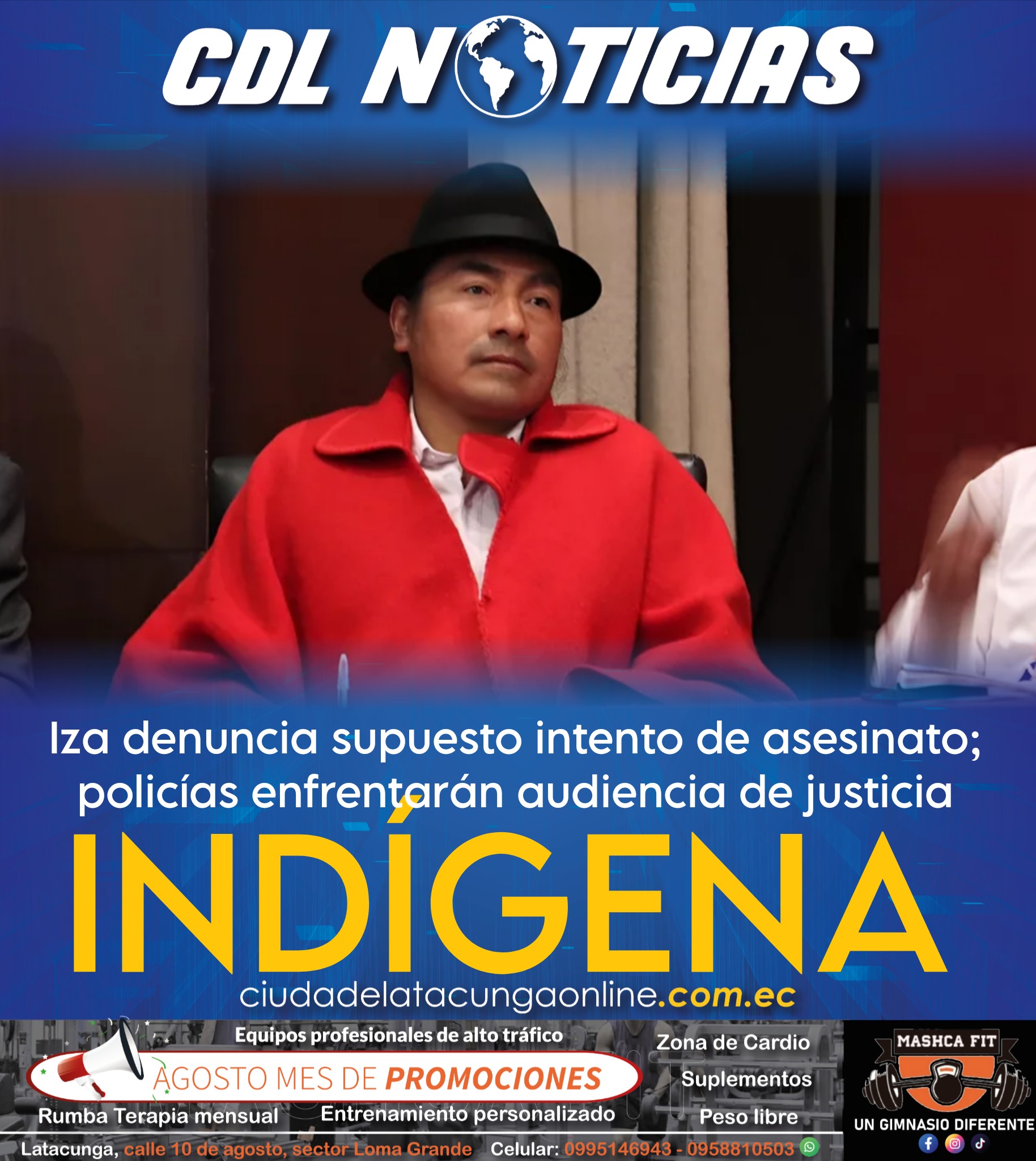 Iza denuncia supuesto intento de asesinato; policías enfrentarán audiencia de justicia indígena