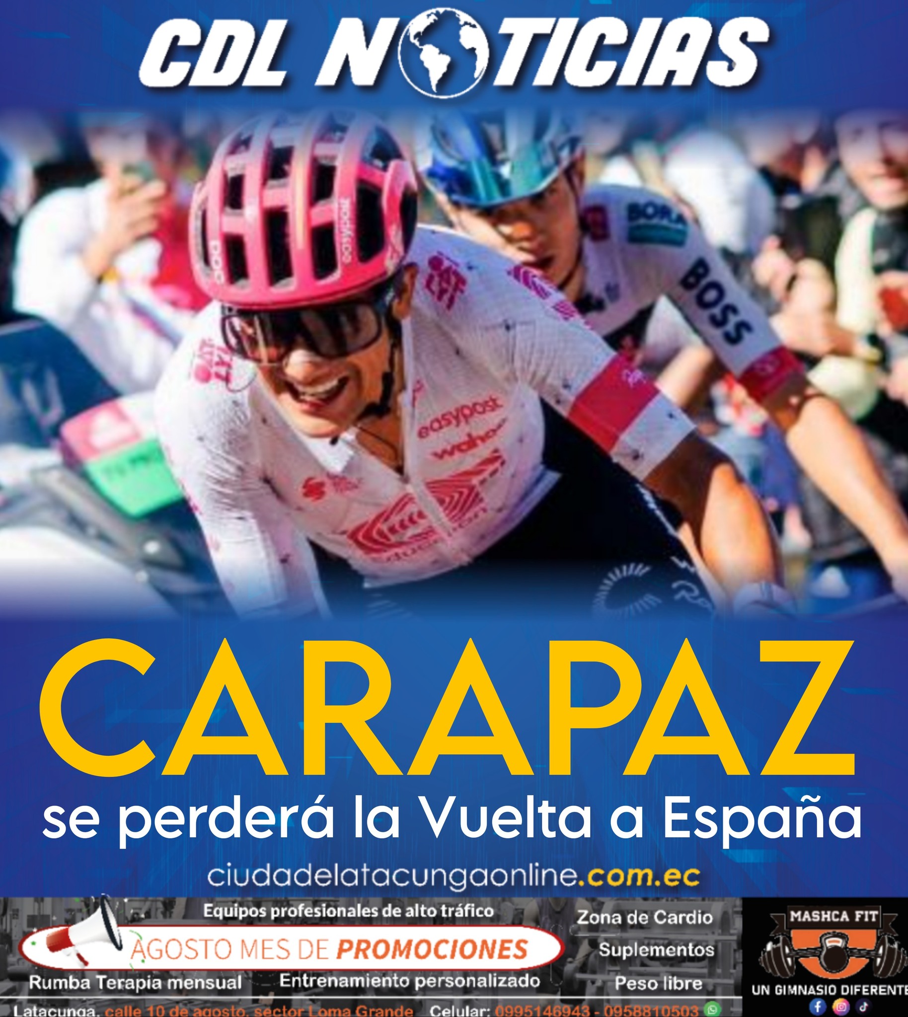 Richard Carapaz se perderá la Vuelta a España