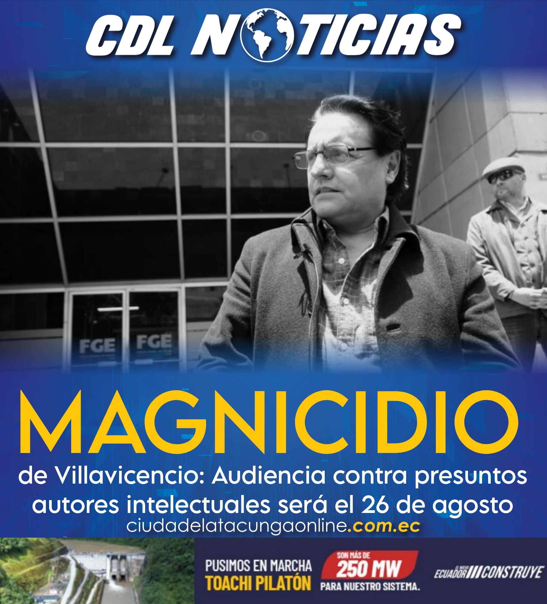 Magnicidio Villavicencio: Audiencia contra presuntos autores intelectuales será el 26 de agosto