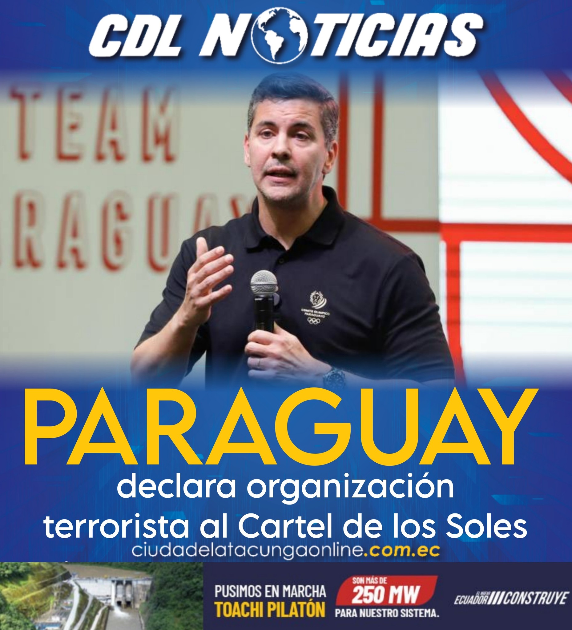 Paraguay declara organización terrorista al Cartel de los Soles