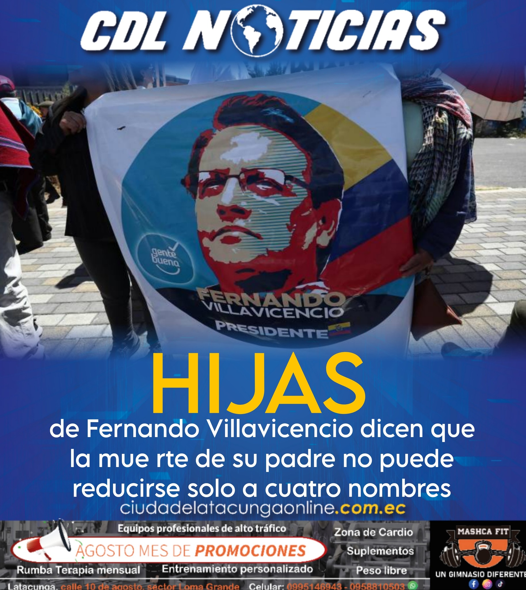 Las hijas de Fernando Villavicencio dicen que la mue rte de su padre no puede reducirse solo a cuatro nombres