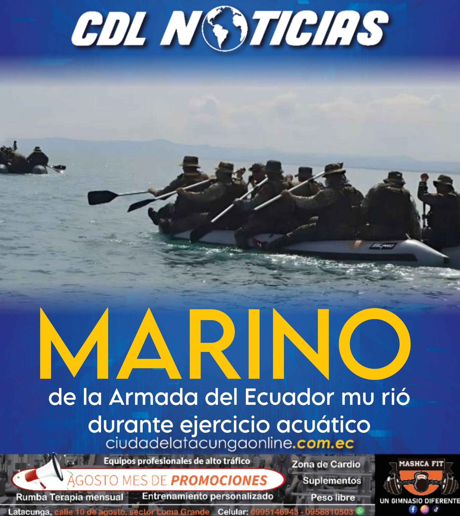 Marinero de la Armada del Ecuador murió durante ejercicio acuático: madre del joven pide respuestas