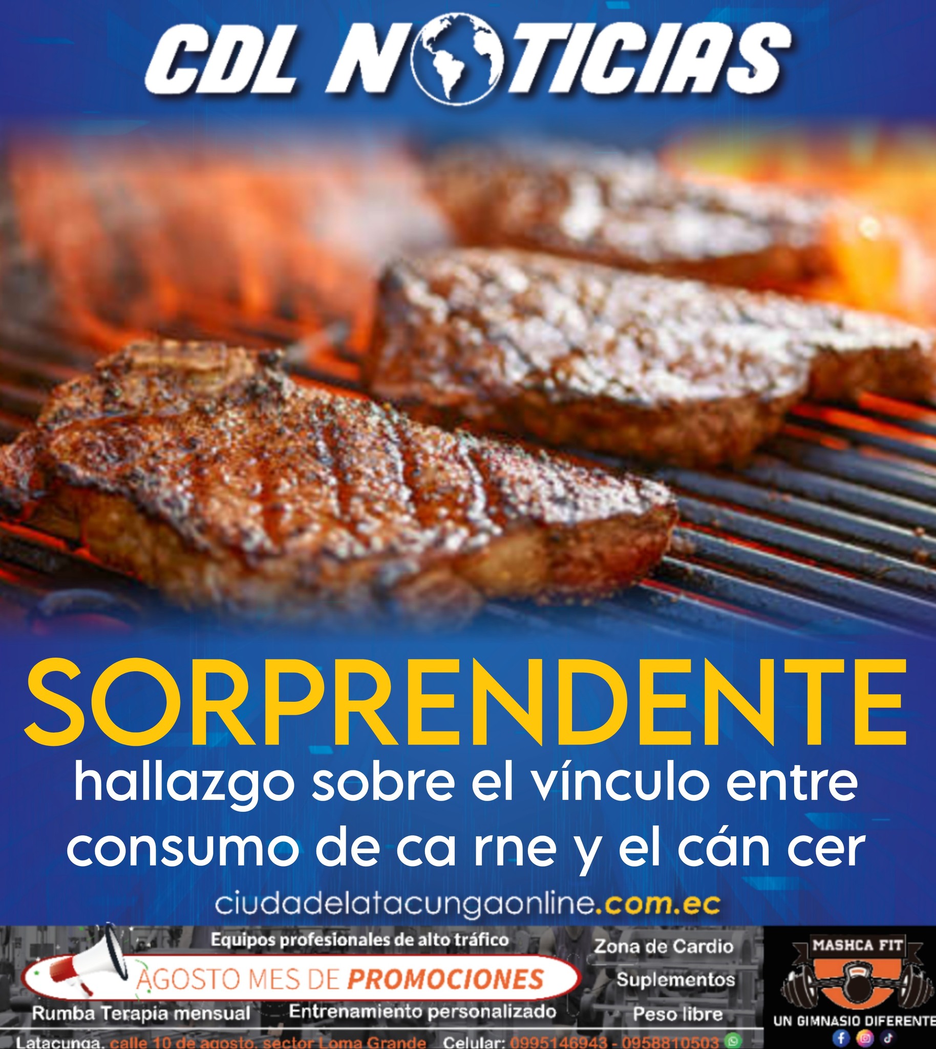 Sorprendente hallazgo sobre el vínculo entre consumo de ca rne y el cán cer