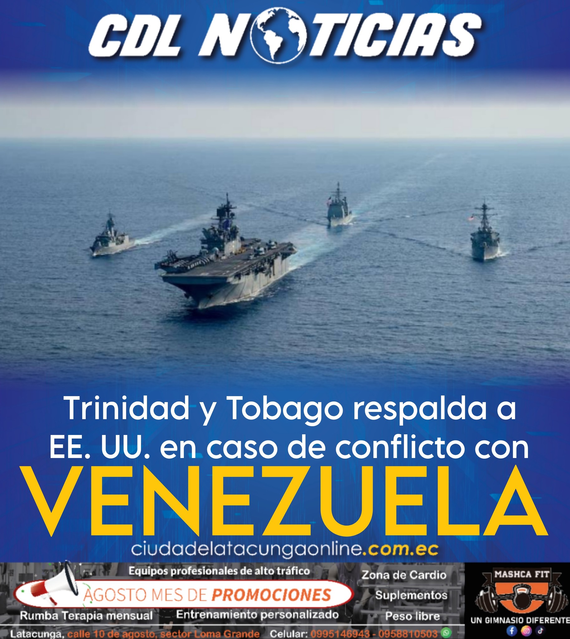 Trinidad y Tobago respalda a EE. UU. en caso de conflicto con Venezuela