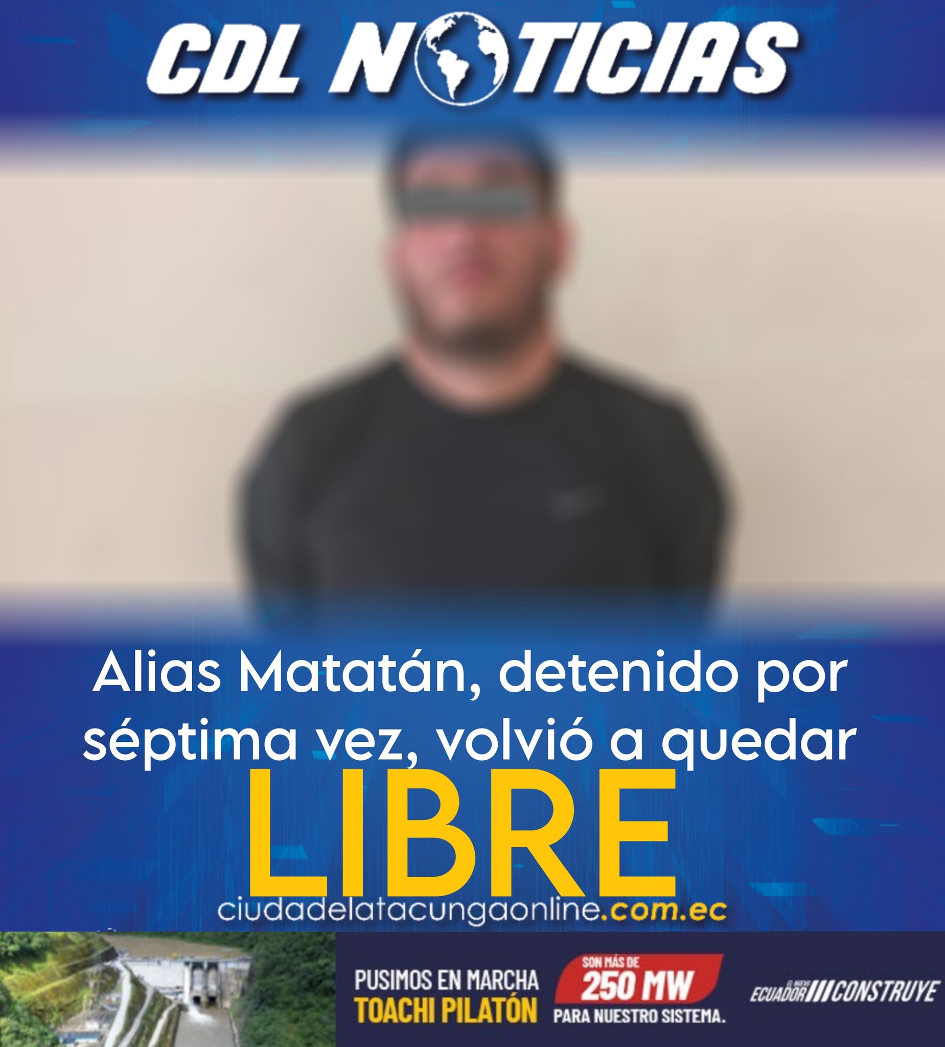 Alias Matatán, detenido por séptima vez, volvió a quedar libre