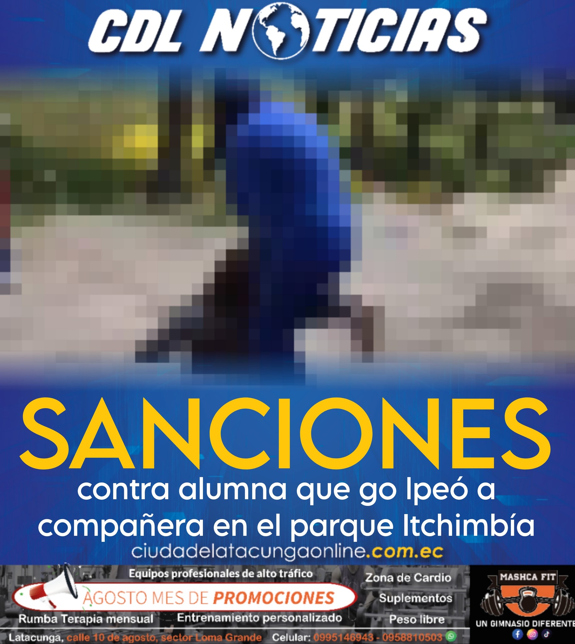 Sanciones contra alumna que go lpeó a compañera en el parque Itchimbía