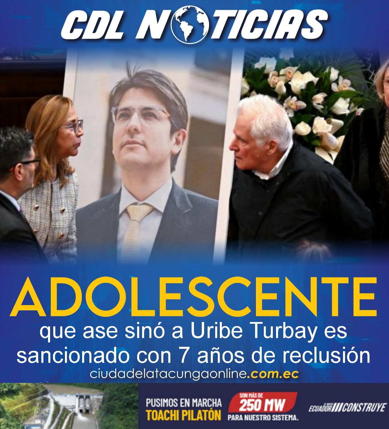 Adolescente que ase sinó a Uribe Turbay es sancionado con 7 años de reclusión