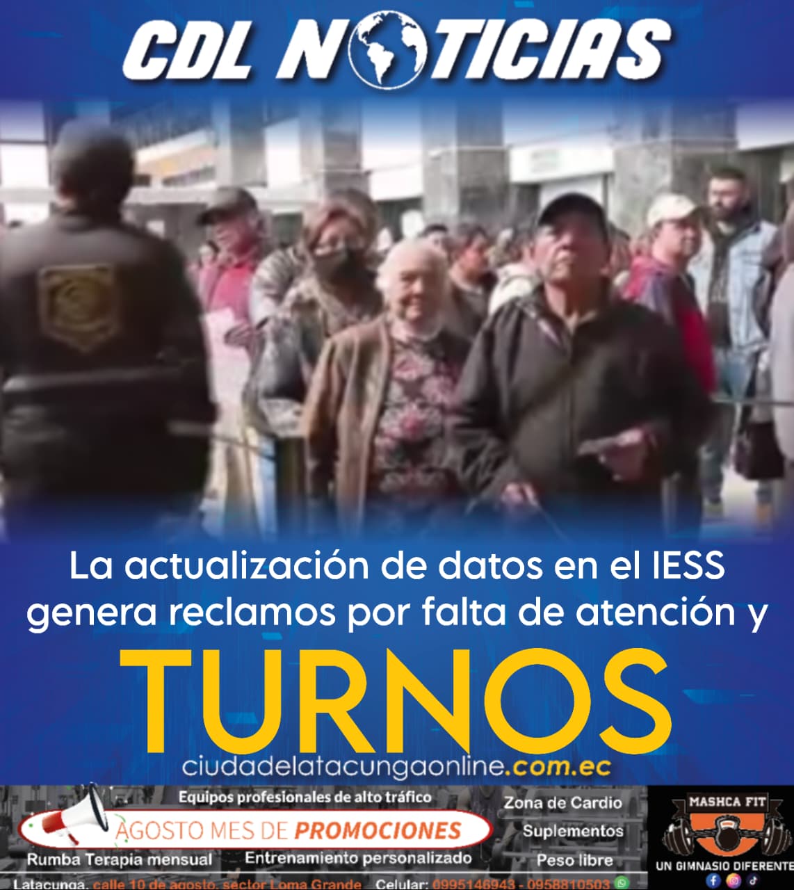 La actualización de datos en el IESS genera reclamos por falta de atención y turnos