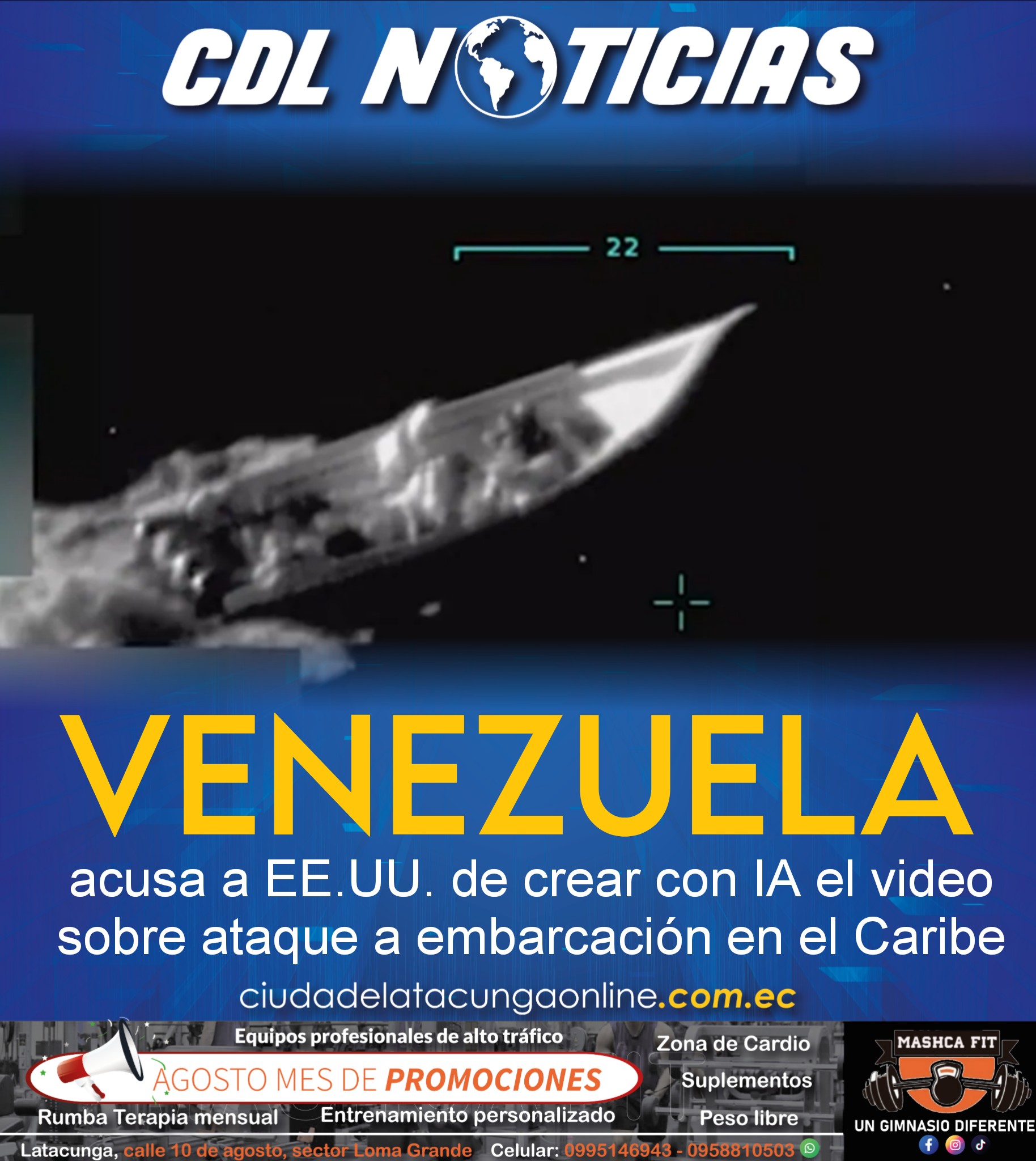 Venezuela acusa a EE.UU. de crear con IA el video sobre ataque a embarcación en el Caribe
