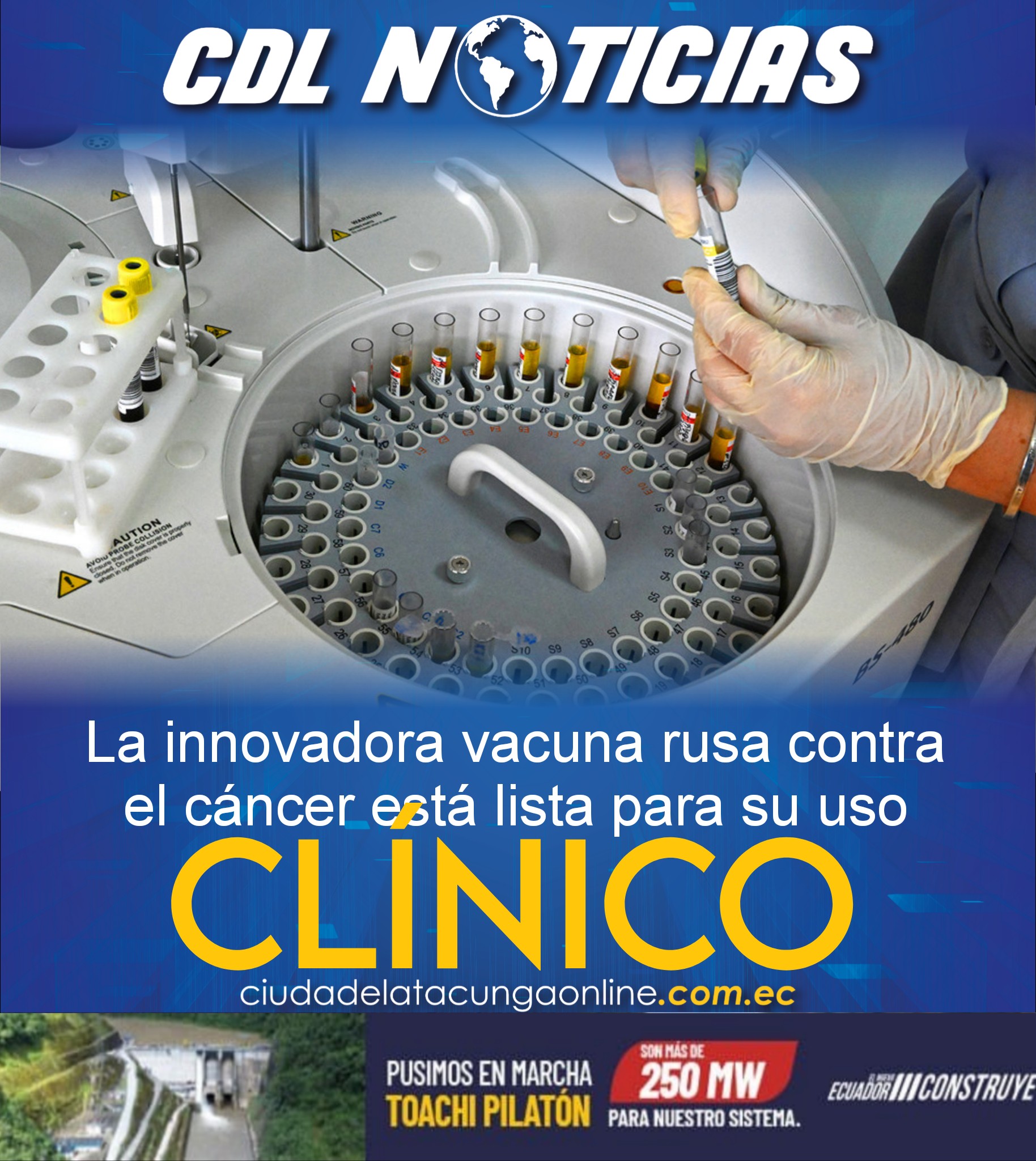 La innovadora vacuna rusa contra el cáncer está lista para su uso clínico